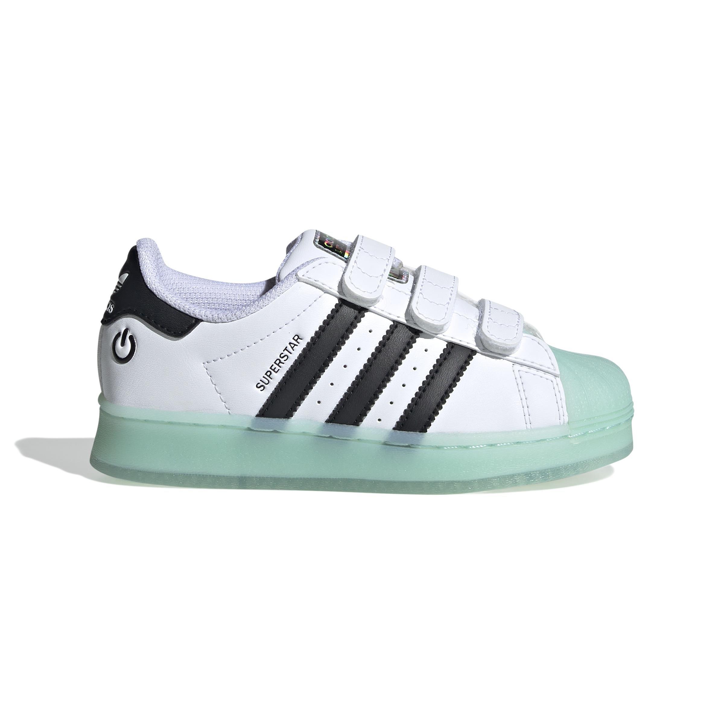 Kids Unisex Superstar Led Lights Comfort Closure Shoes, White, A901_ONE, large image number 0