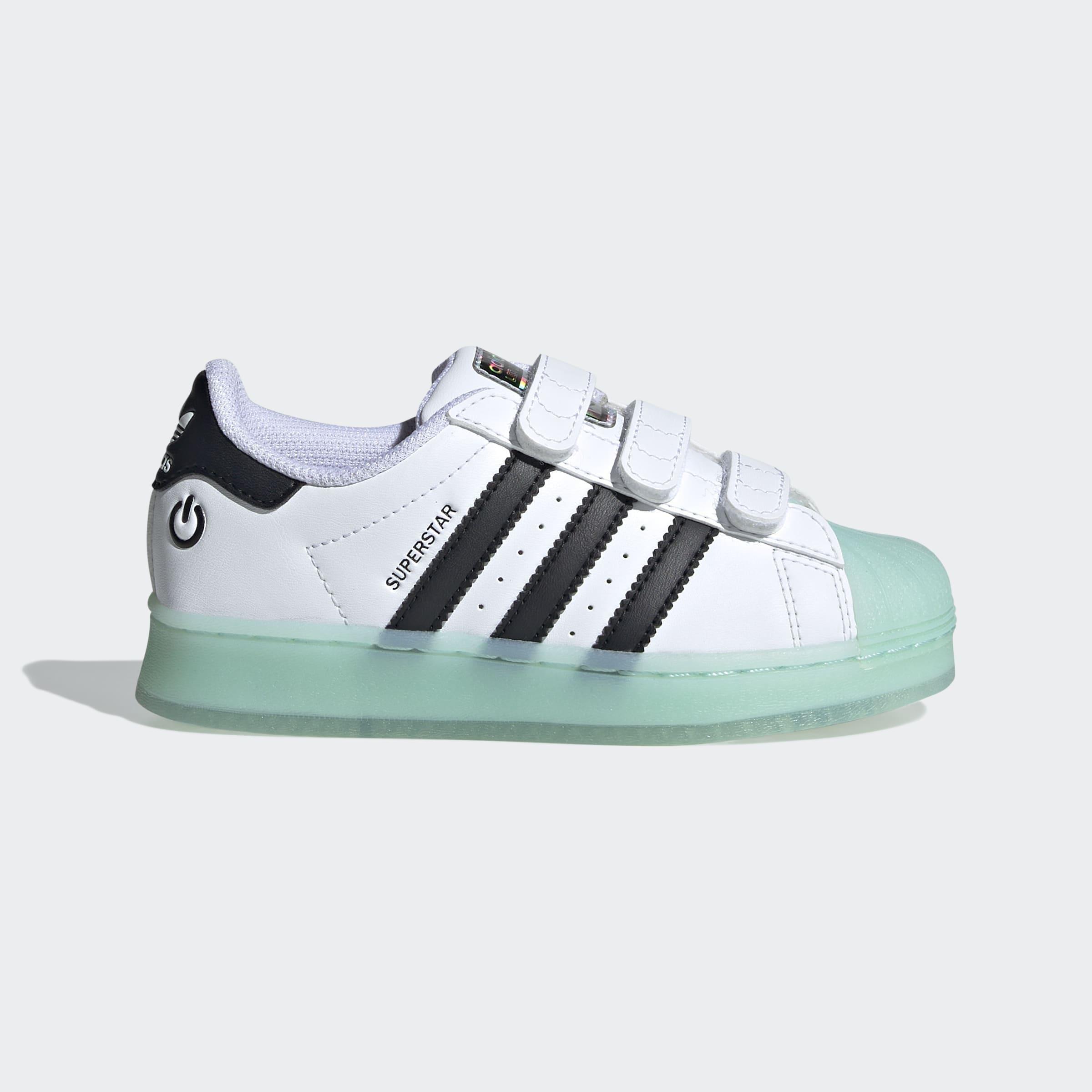 Kids Unisex Superstar Led Lights Comfort Closure Shoes, White, A901_ONE, large image number 1