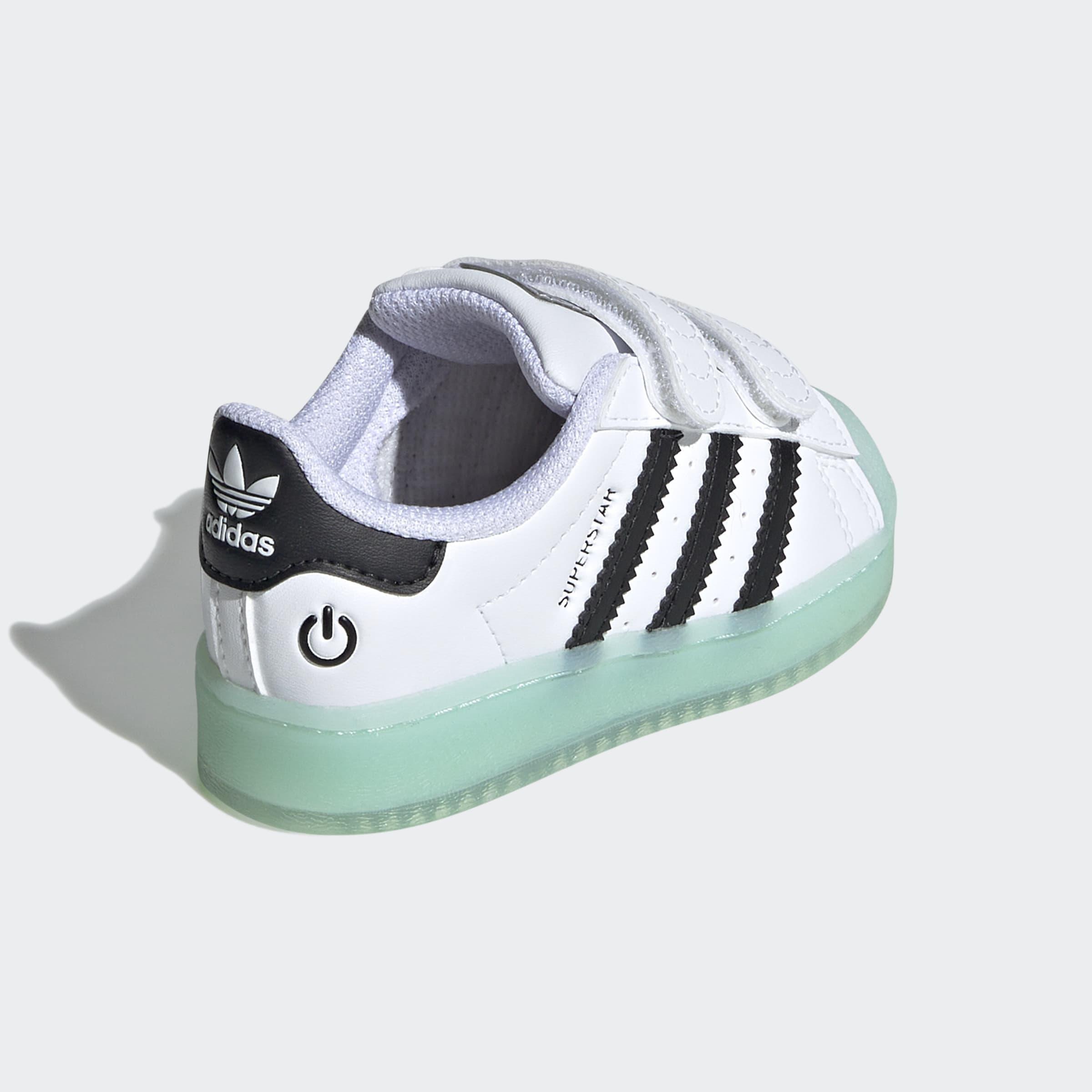 Kids Unisex Superstar Led Lights Comfort Closure Shoes, White, A901_ONE, large image number 3