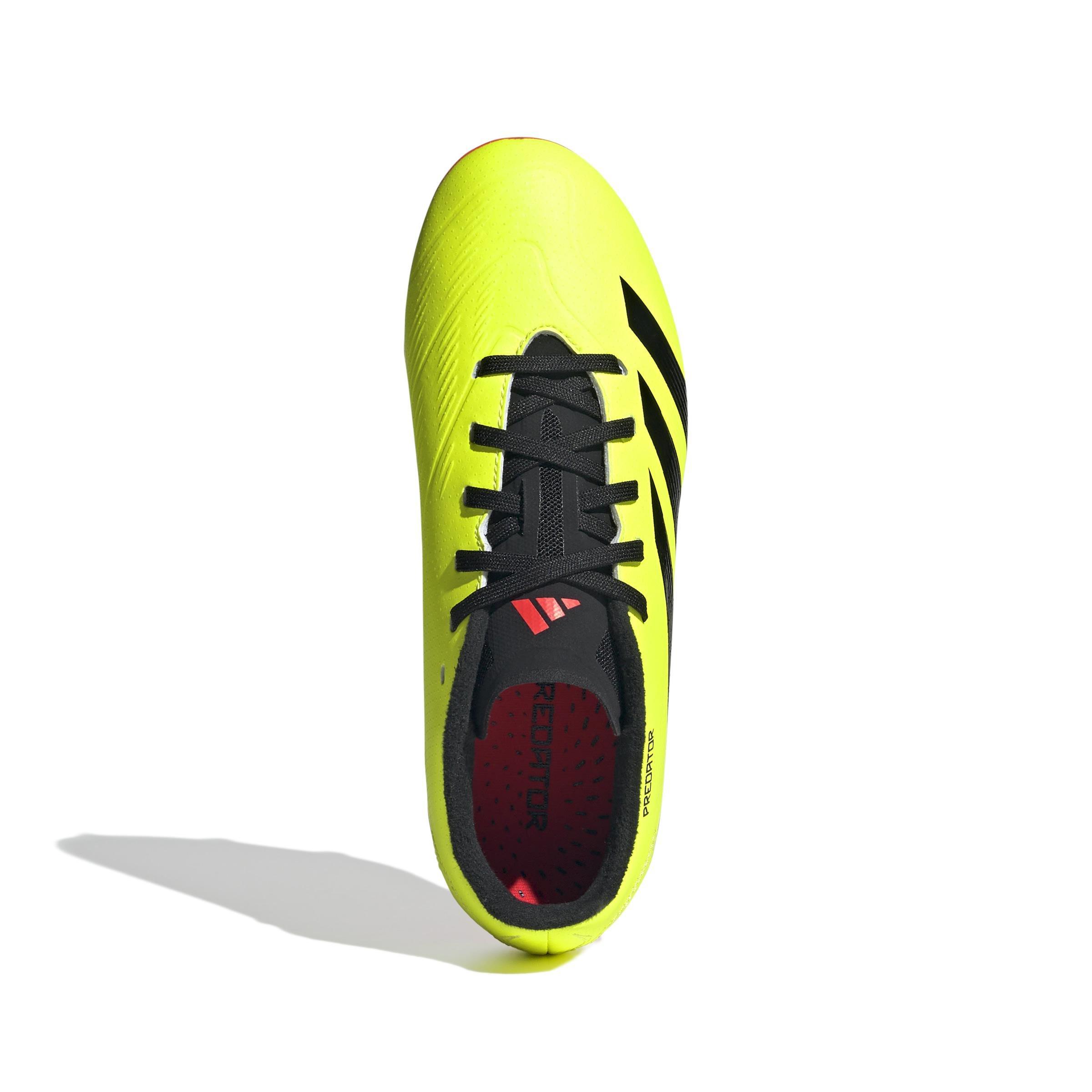 Unisex Kids Predator League Firm Ground Football Boots, Yellow, A901_ONE, large image number 1