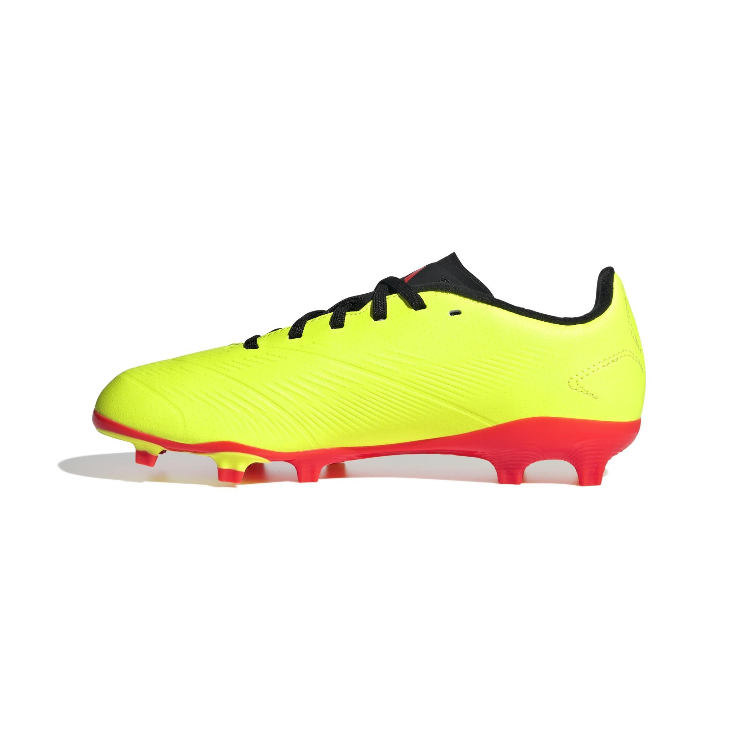 Unisex Kids Predator League Firm Ground Football Boots, Yellow, A901_ONE, large image number 12