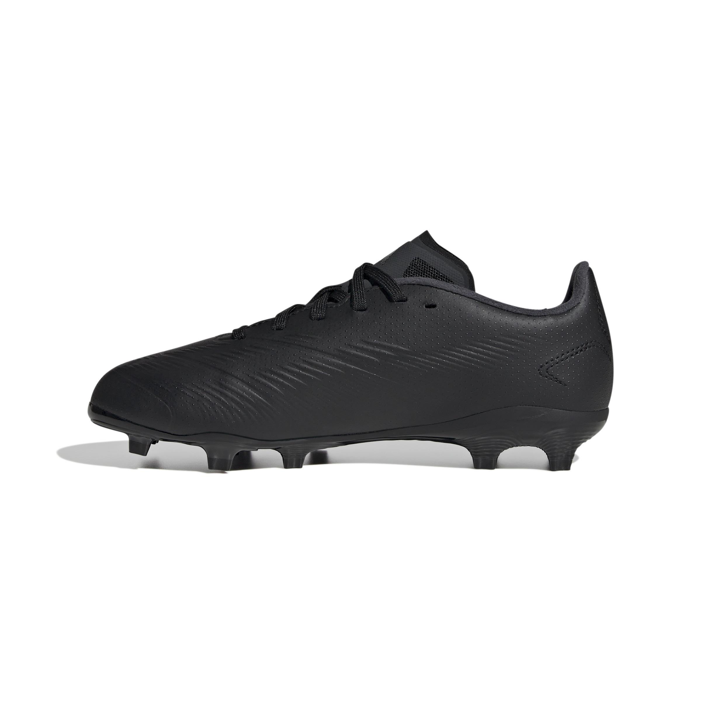 Unisex Kids Predator League Firm Ground Football Boots, Black, A901_ONE, large image number 7