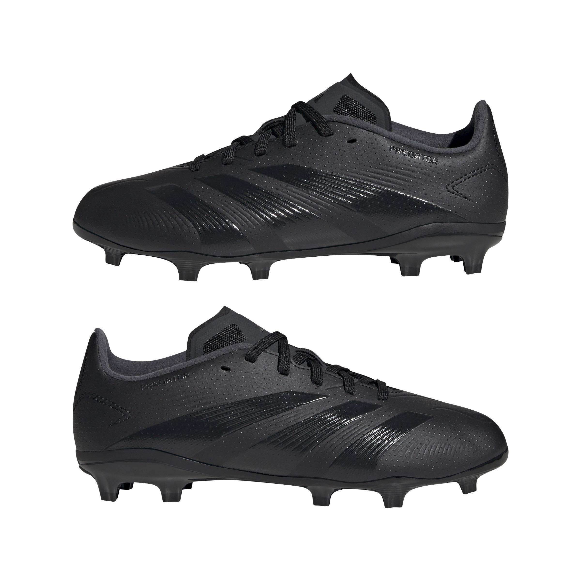 Unisex Kids Predator League Firm Ground Football Boots, Black, A901_ONE, large image number 13