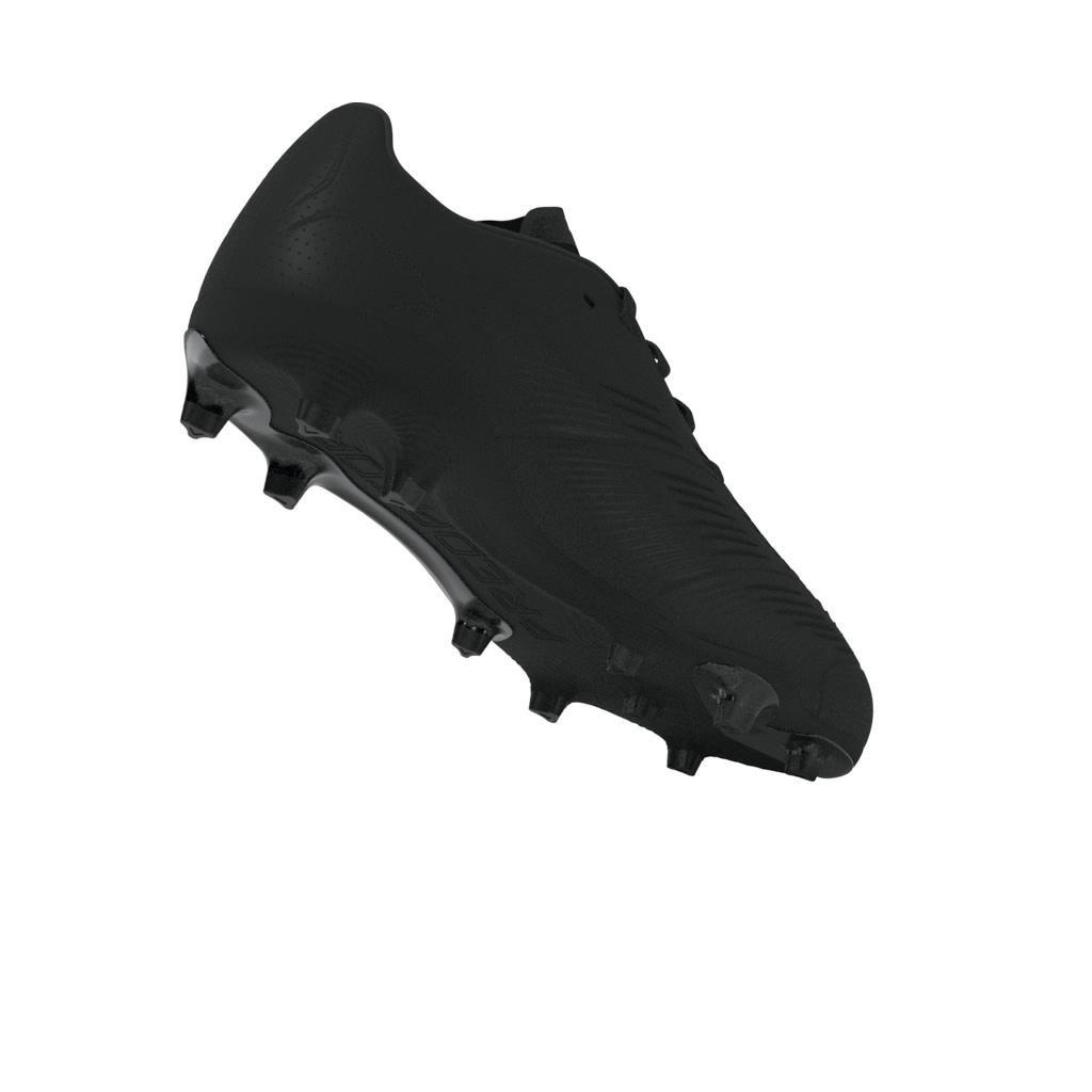 Unisex Kids Predator League Firm Ground Football Boots, Black, A901_ONE, large image number 14