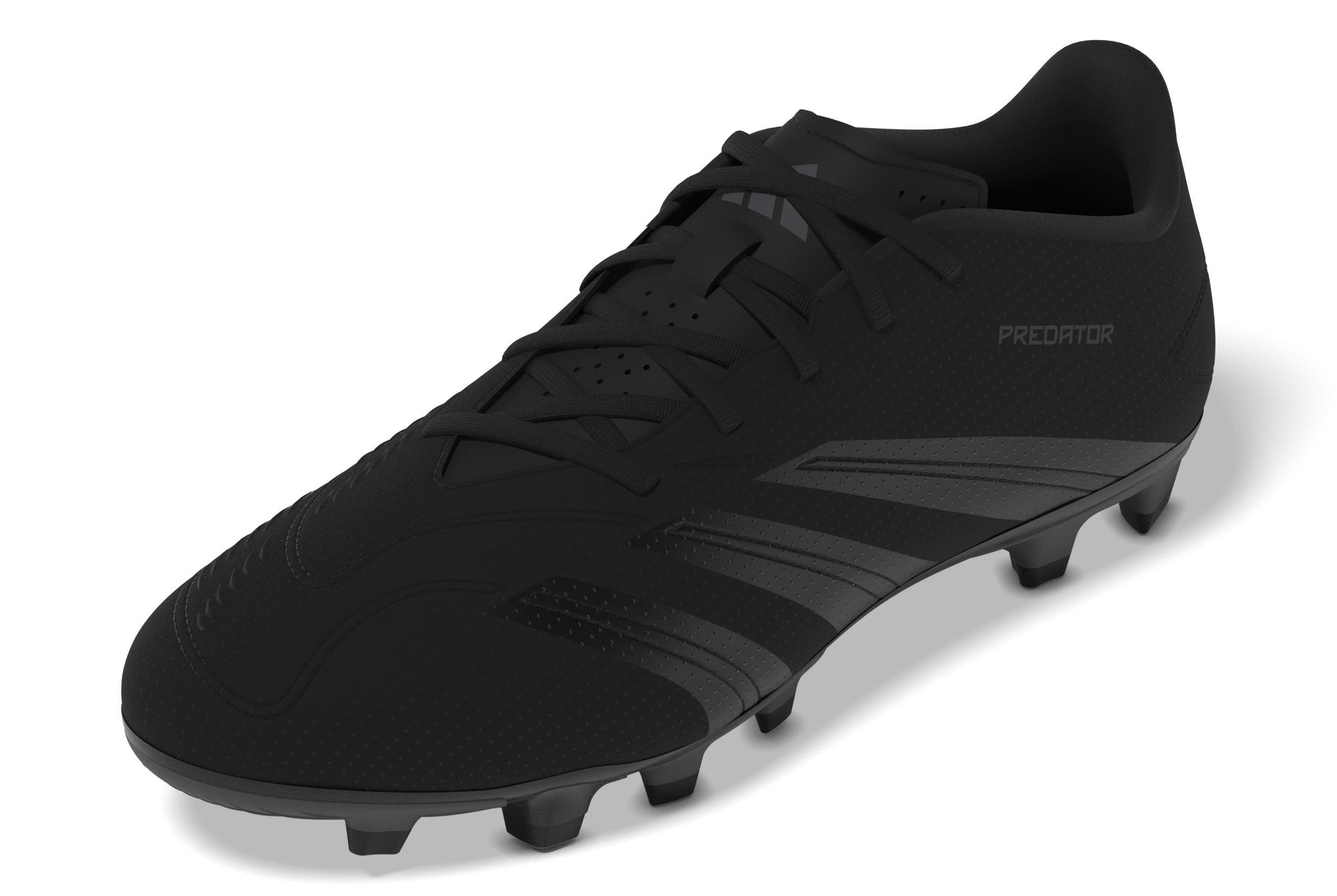 Unisex Predator Club Flexible Ground Football Boots, Black, A901_ONE, large image number 8