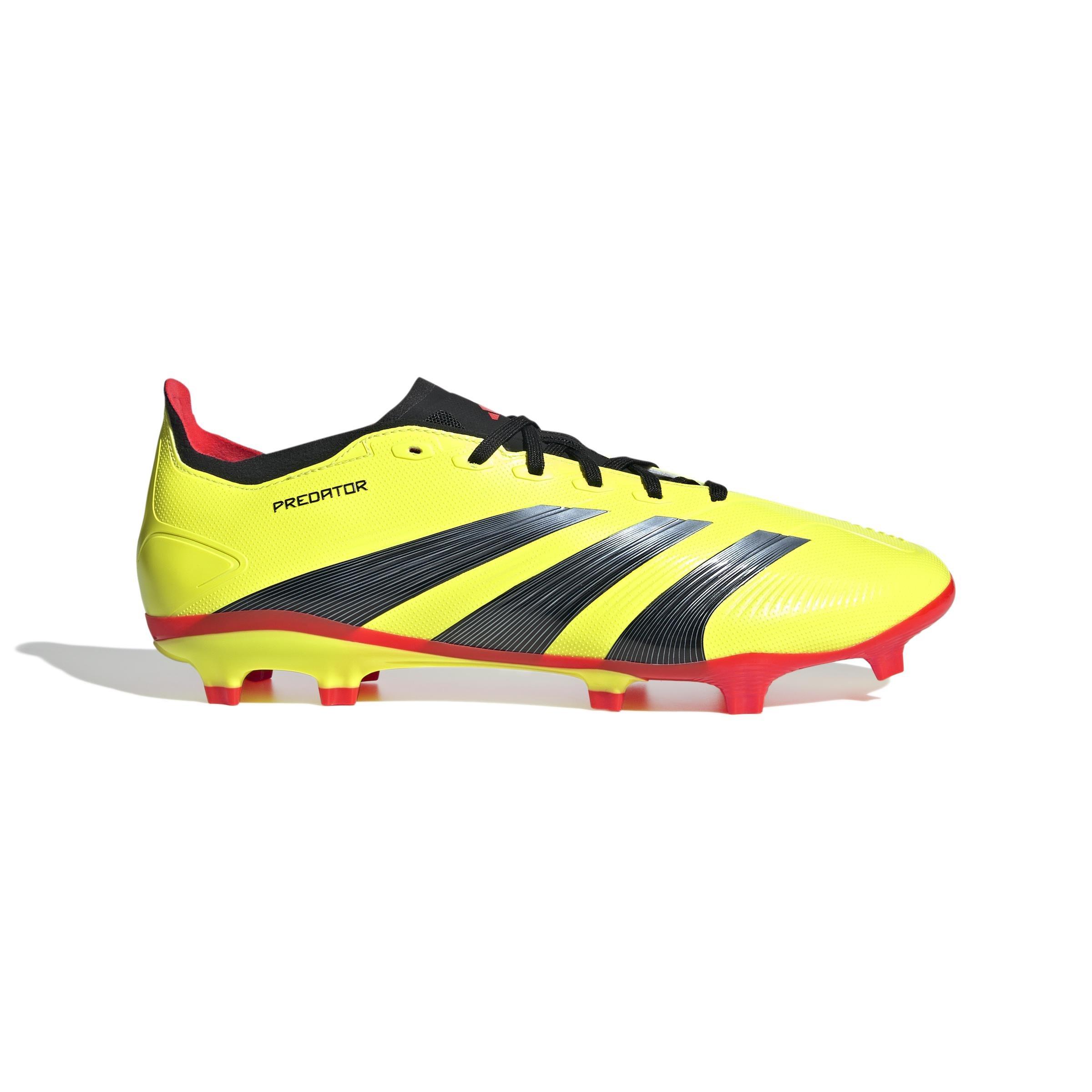 Unisex Predator League Firm Ground Football Boots, Yellow, A901_ONE, large image number 0