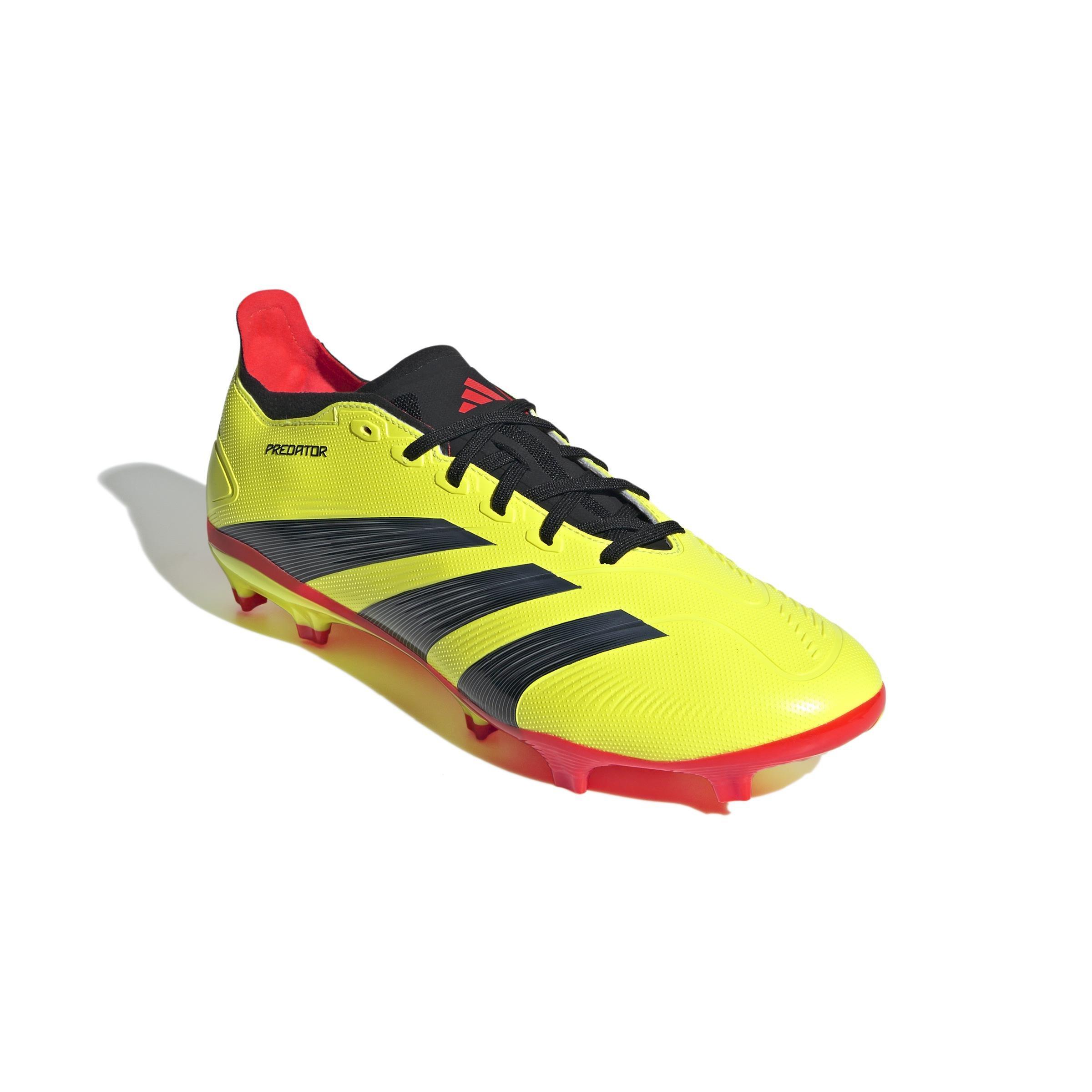 Unisex Predator League Firm Ground Football Boots, Yellow, A901_ONE, large image number 3