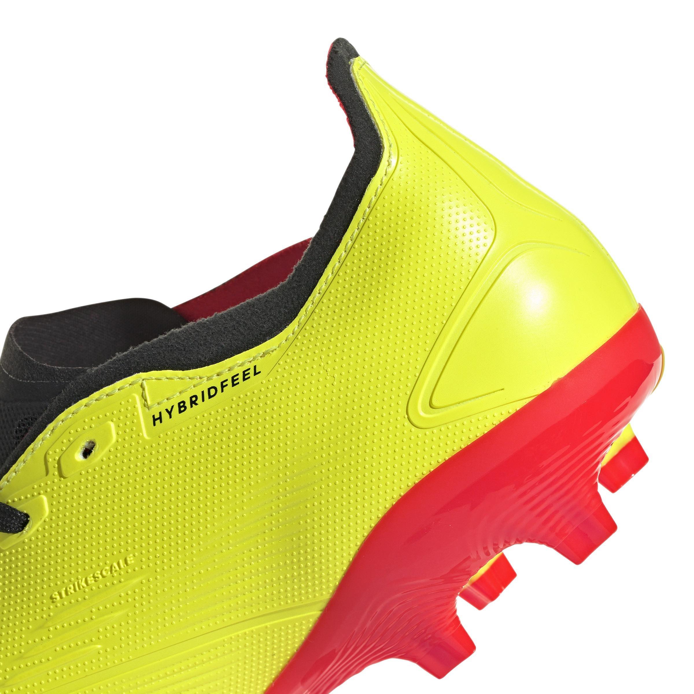 Unisex Predator League Firm Ground Football Boots, Yellow, A901_ONE, large image number 6