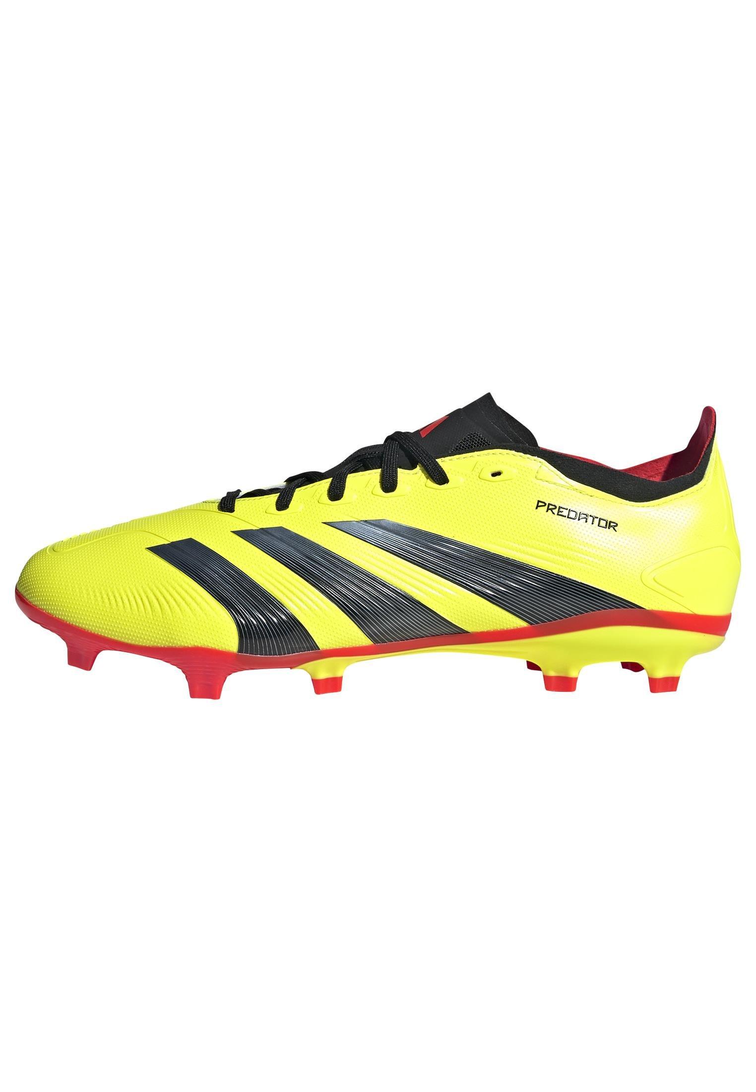 Unisex Predator League Firm Ground Football Boots, Yellow, A901_ONE, large image number 9