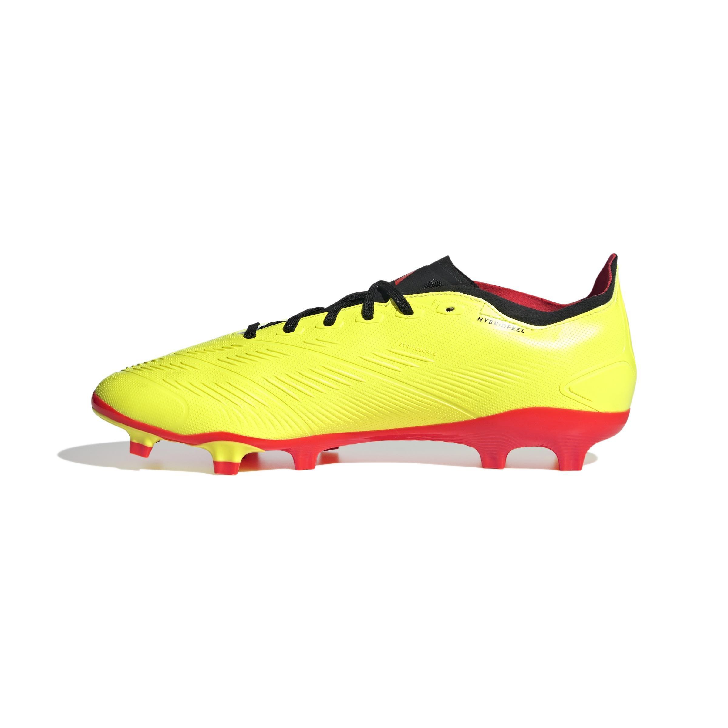 Unisex Predator League Firm Ground Football Boots, Yellow, A901_ONE, large image number 11