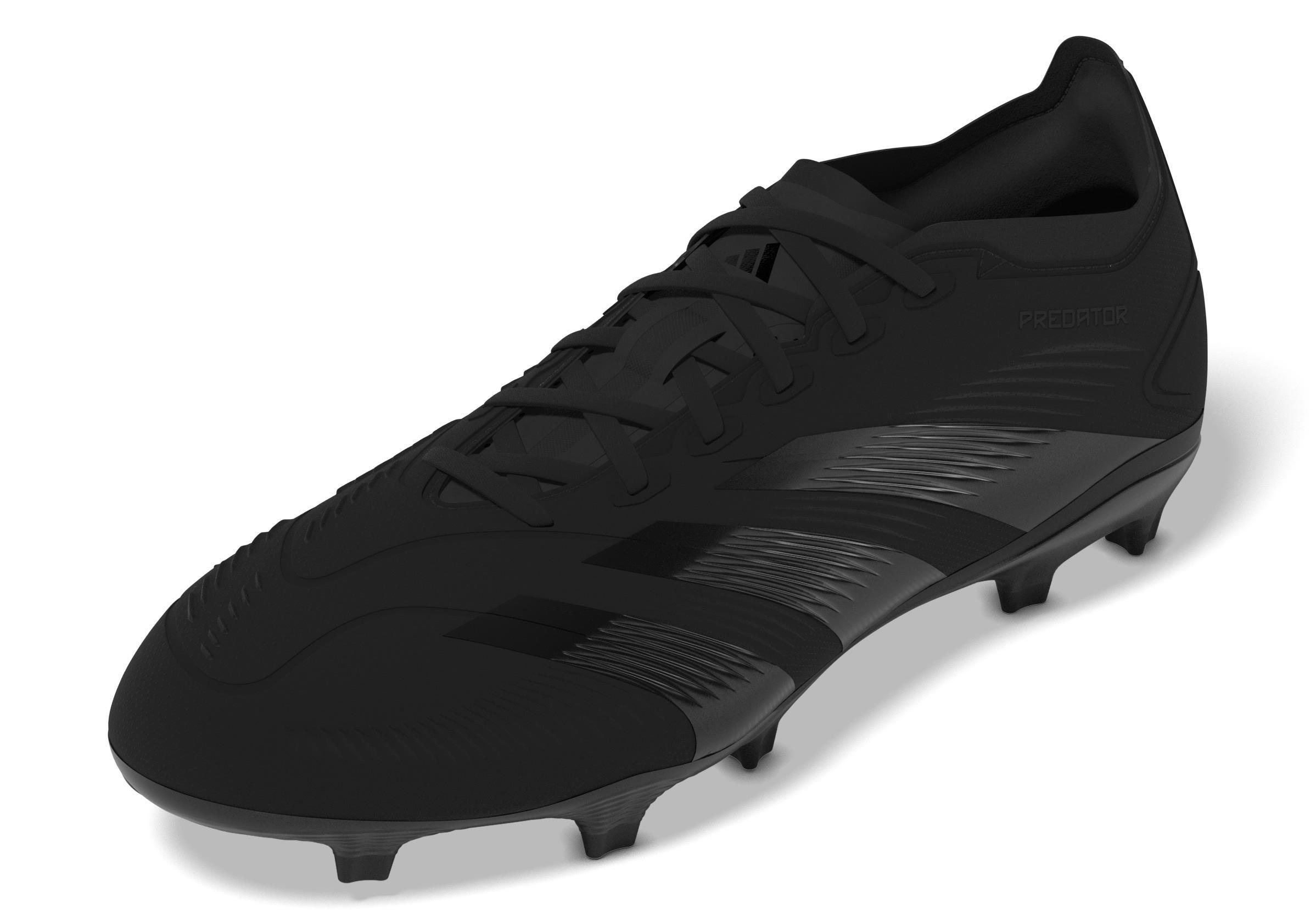 Unisex Predator League Firm Ground Football Boots, Black, , large image number 13