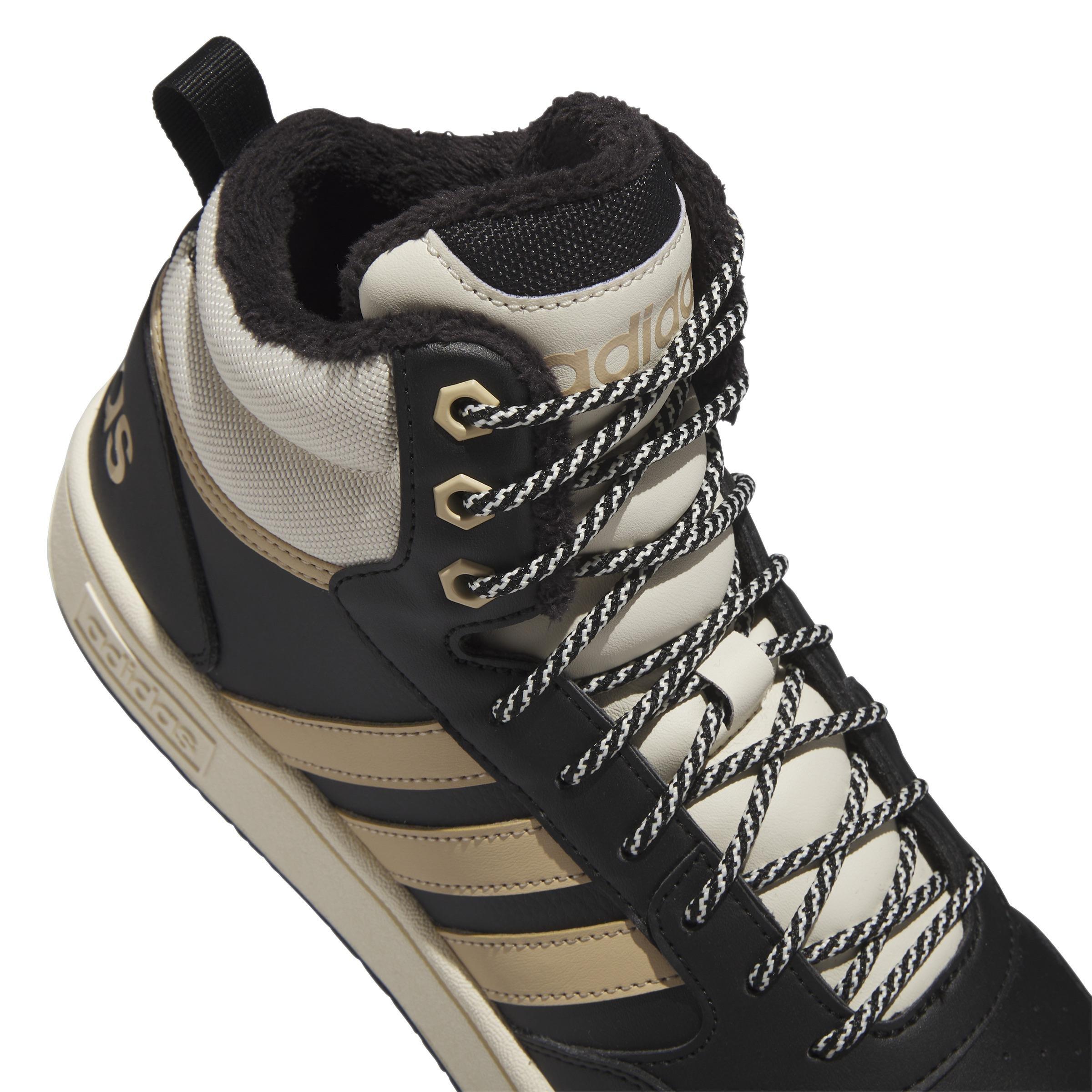 Hoops 3.0 Mid Lifestyle Basketball Classic Fur Lining Winterized Shoes, Black, A901_ONE, large image number 5