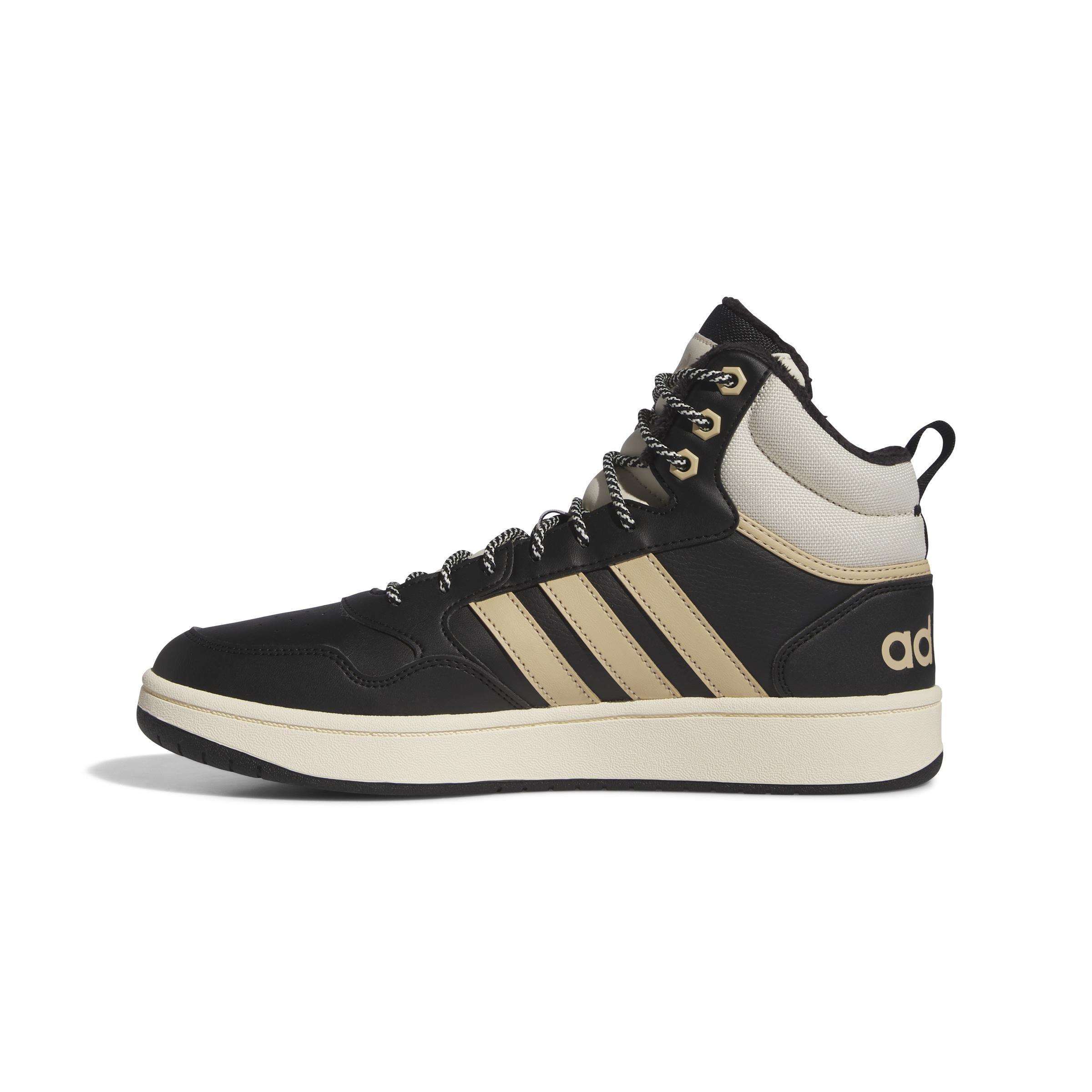 Hoops 3.0 Mid Lifestyle Basketball Classic Fur Lining Winterized Shoes, Black, A901_ONE, large image number 13