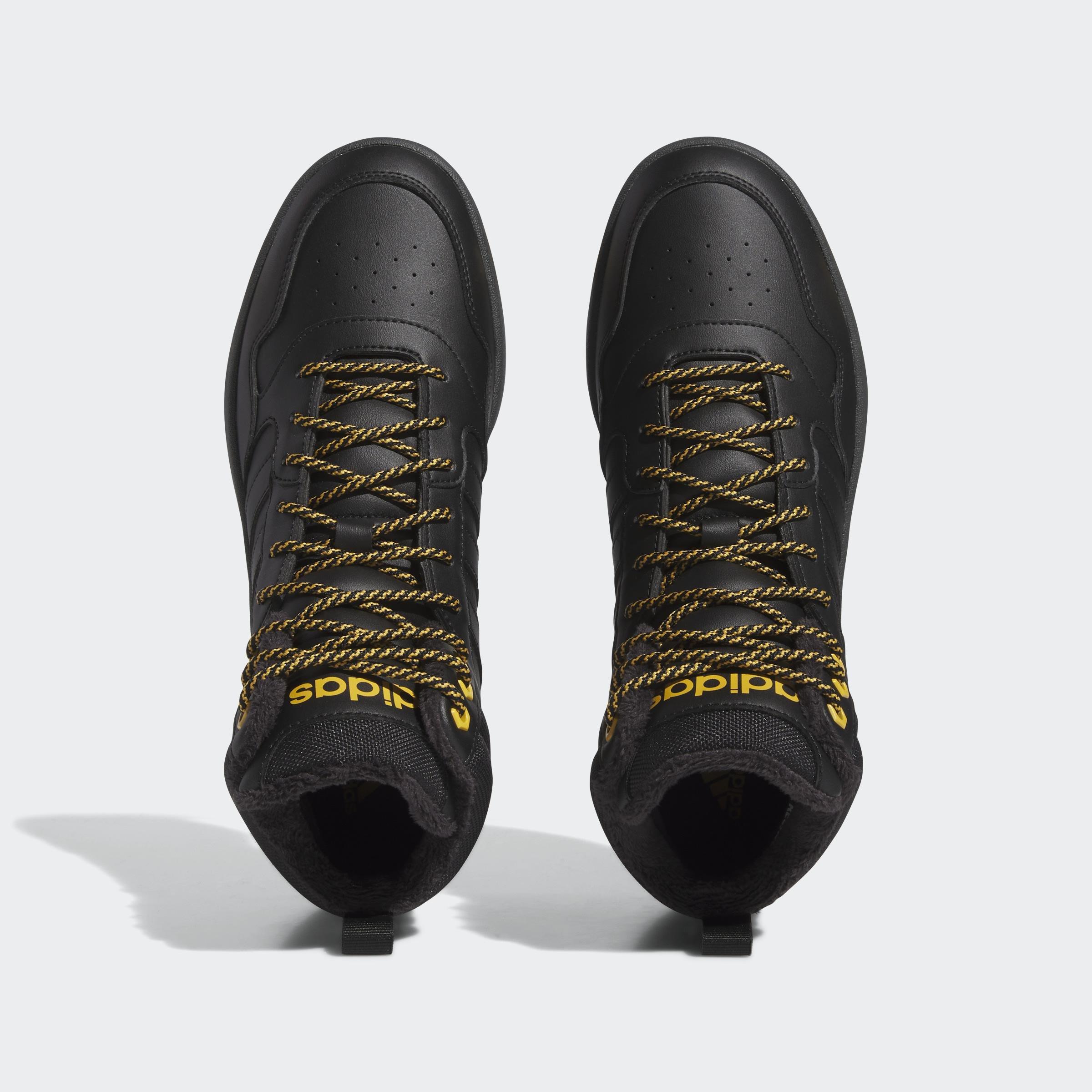 Hoops 3.0 Mid Lifestyle Basketball Classic Fur Lining Winterized Shoes, Black, A901_ONE, large image number 1