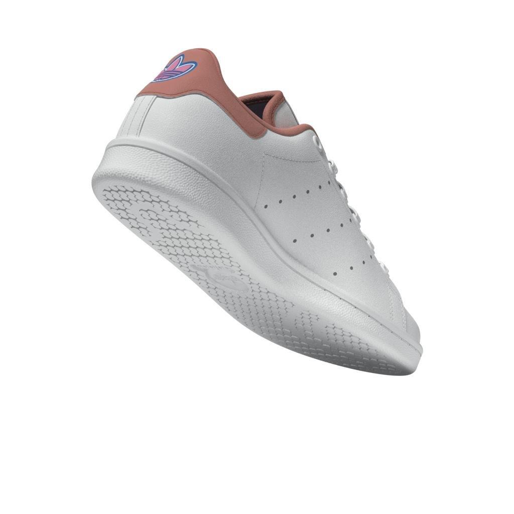 Unisex Kids Stan Smith Shoes, White, A901_ONE, large image number 13