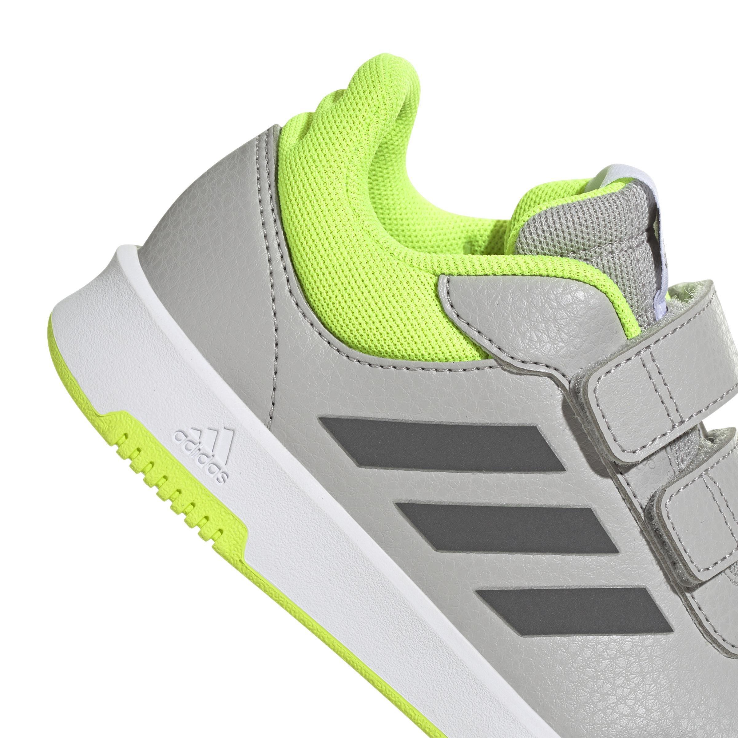 Unisex Kids Tensaur Hook and Loop Shoes, Grey, , large image number 4