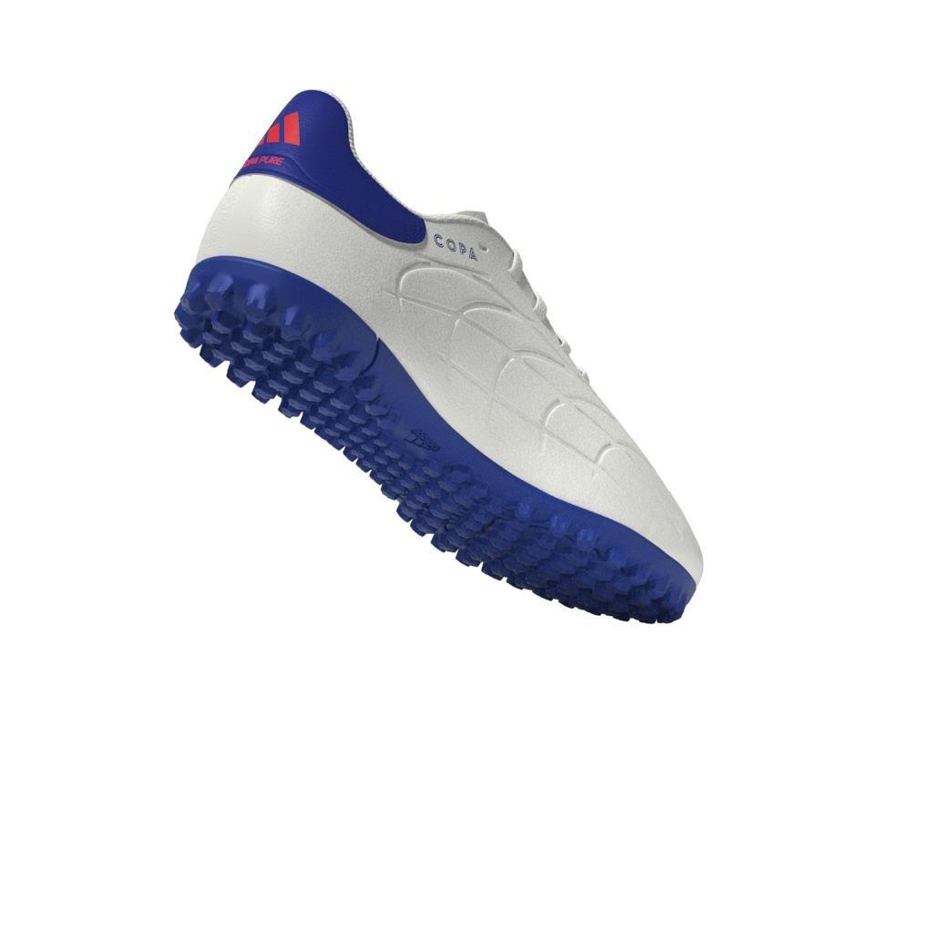 Unisex Kids Copa Pure 2 Club Turf Boots, White, , large image number 9