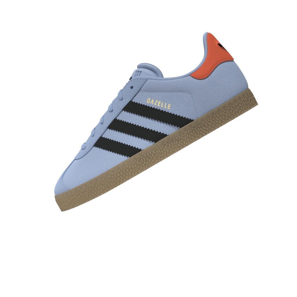 Unisex Kids Gazelle Shoes, Blue, , large image number 6