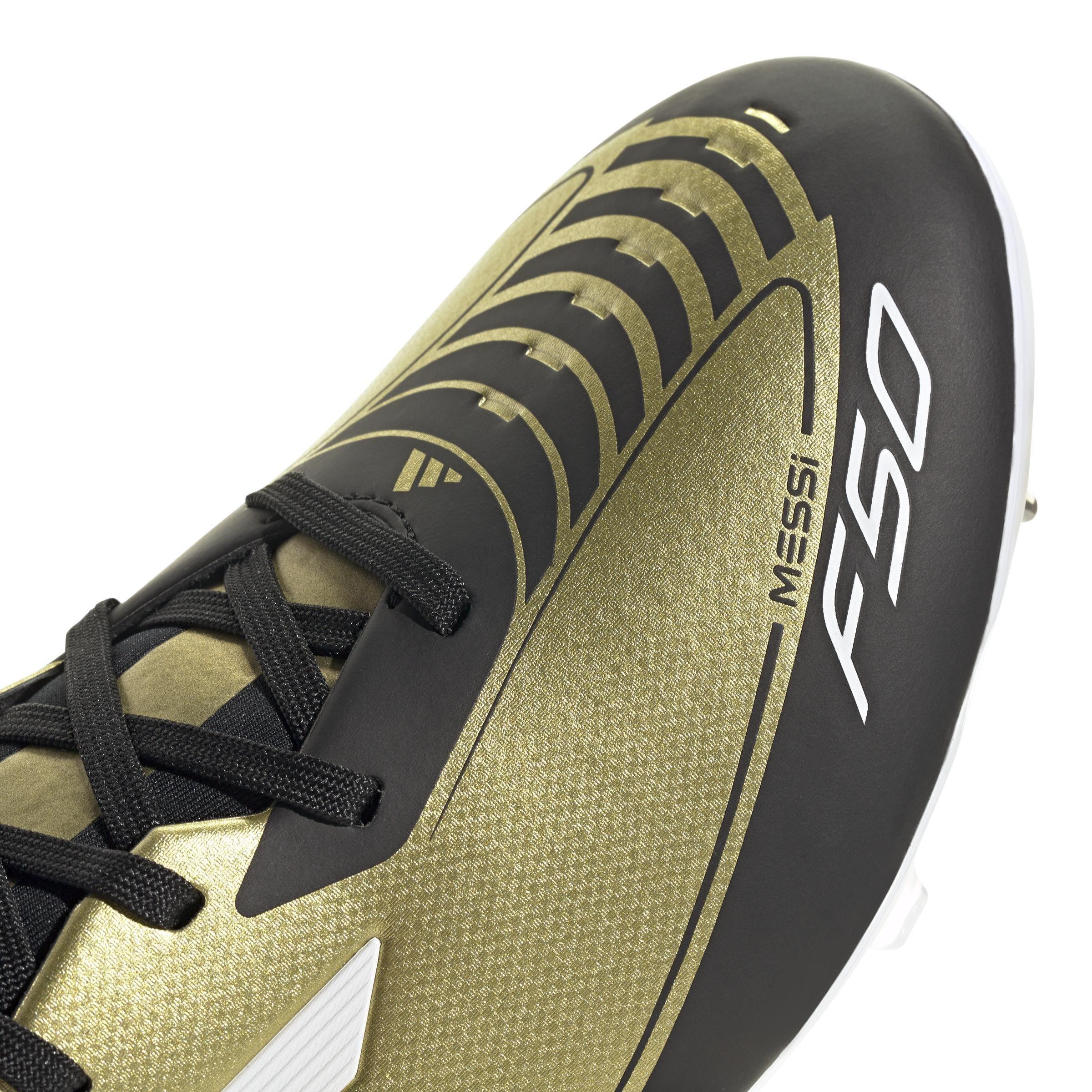Unisex Messi F50 League Firm/Multi-Ground Boots, Gold, , large image number 5