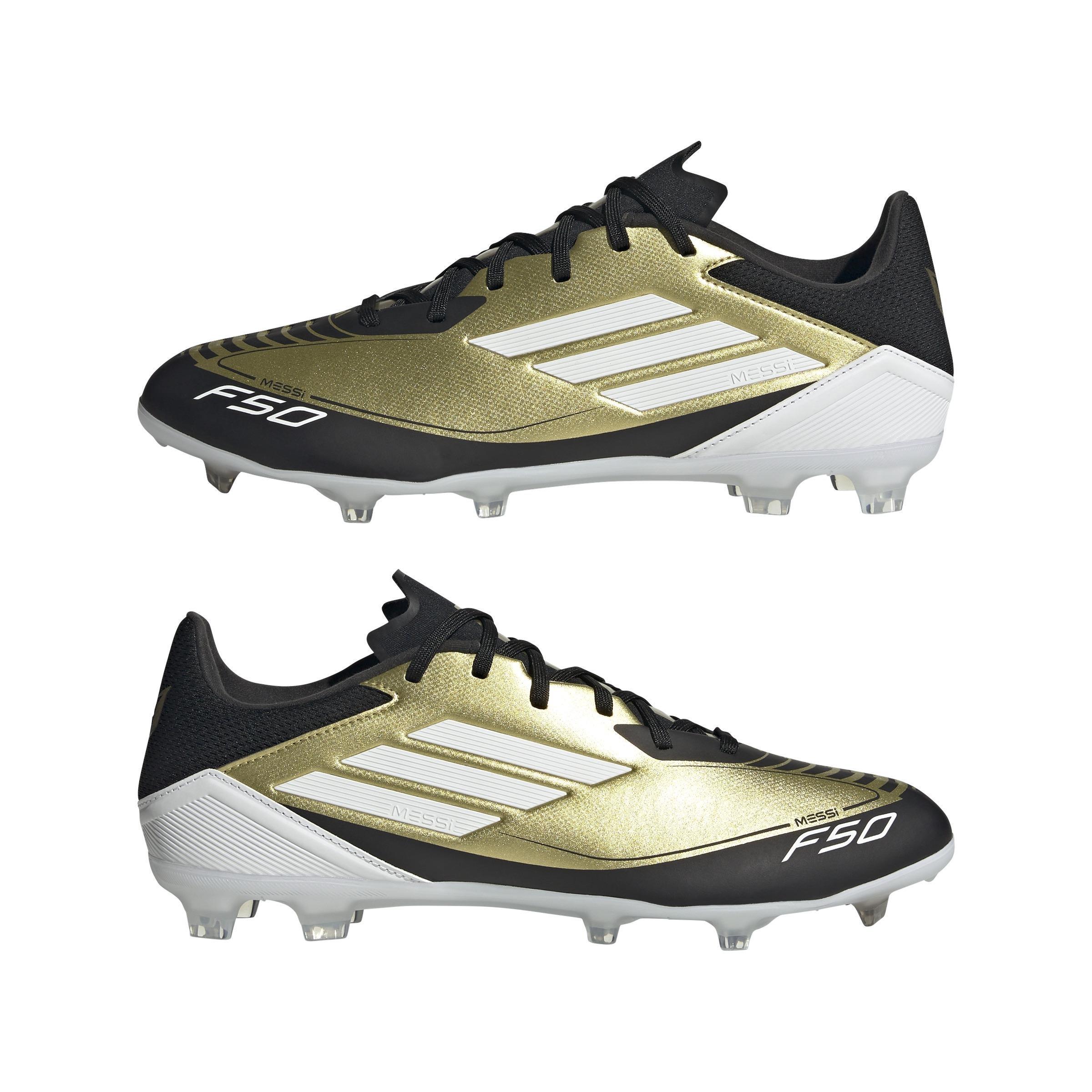 Unisex Messi F50 League Firm/Multi-Ground Boots, Gold, , large image number 7