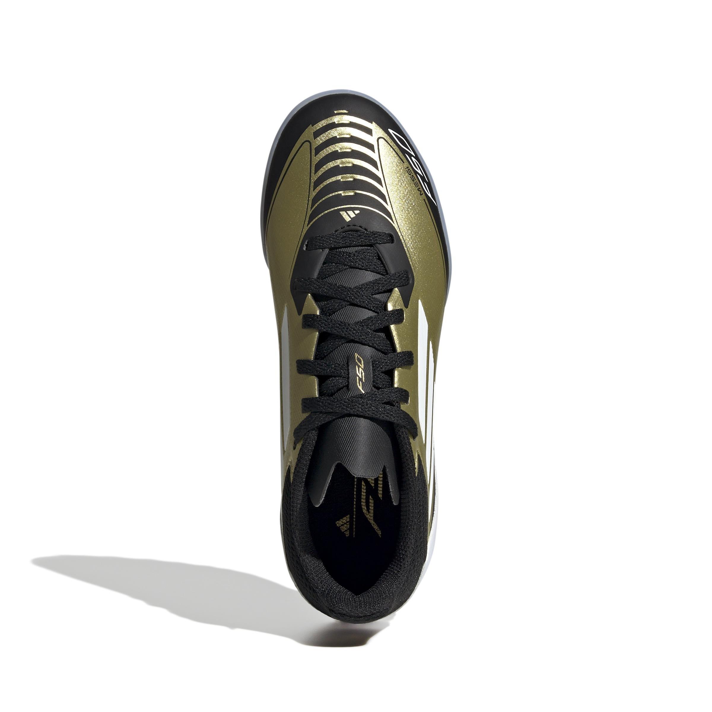 Unisex Kids Messi F50 League Turf Boots, Beige, , large image number 1