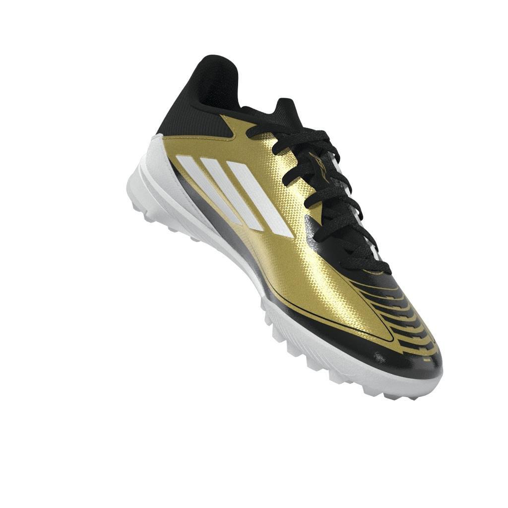 Unisex Kids Messi F50 League Turf Boots, Beige, , large image number 7