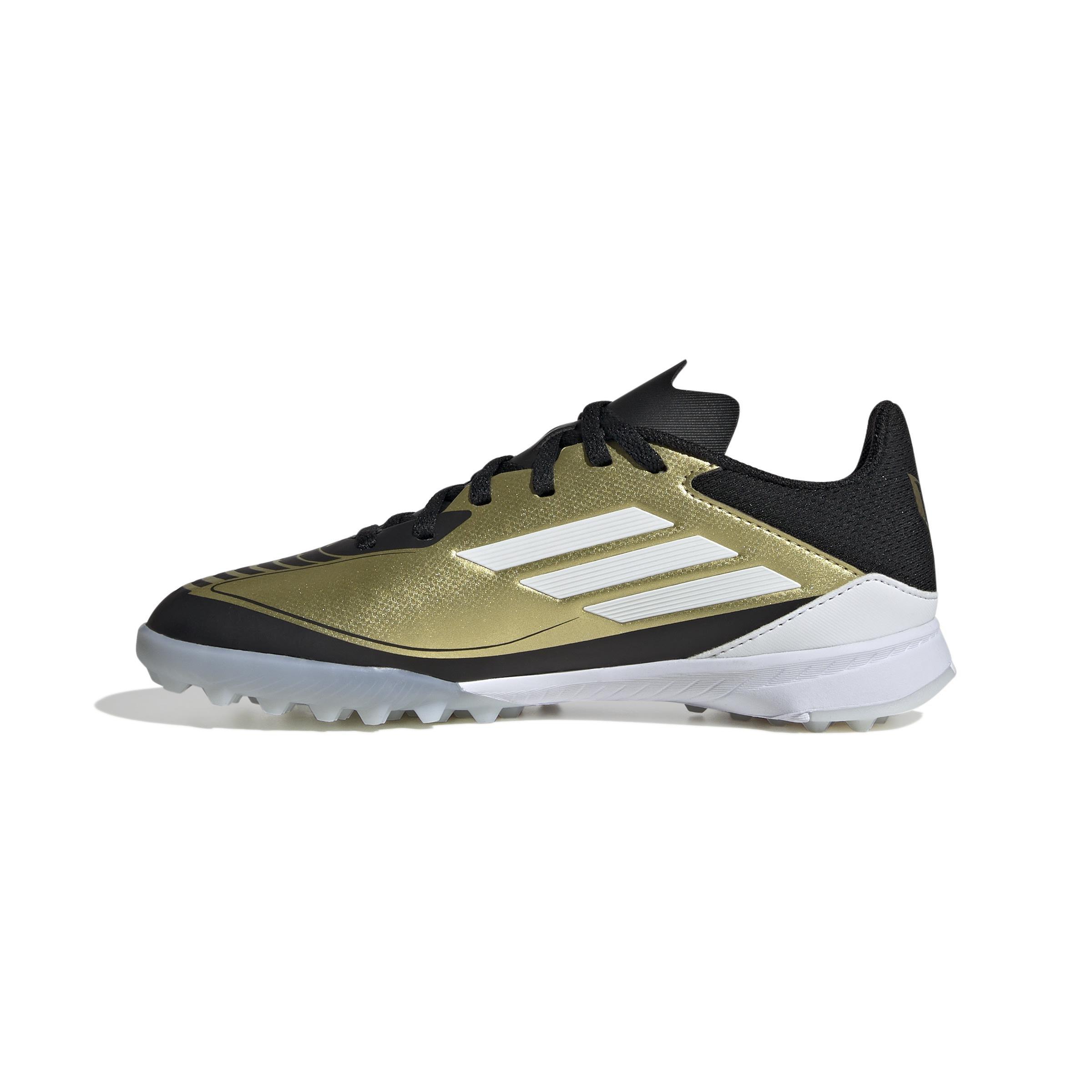 Unisex Kids Messi F50 League Turf Boots, Beige, , large image number 11