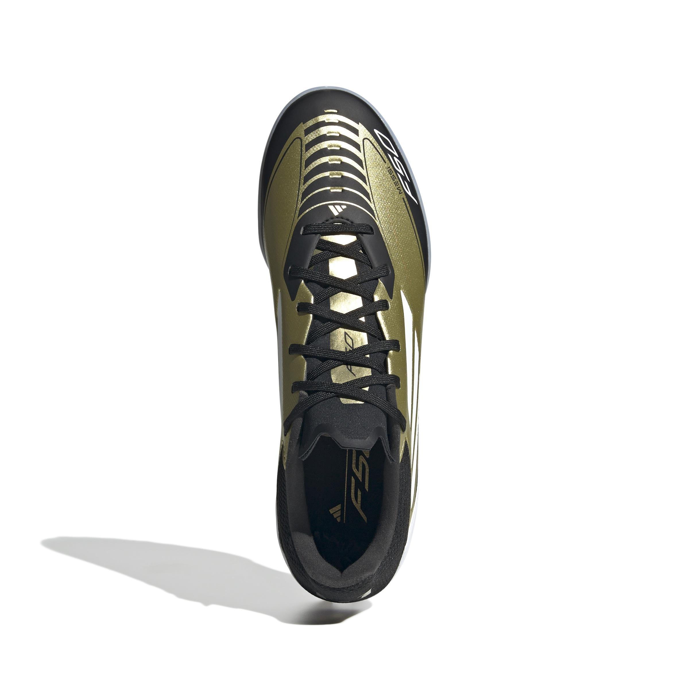 Unisex Messi F50 League Turf Boots, Gold, A901_ONE, large image number 1
