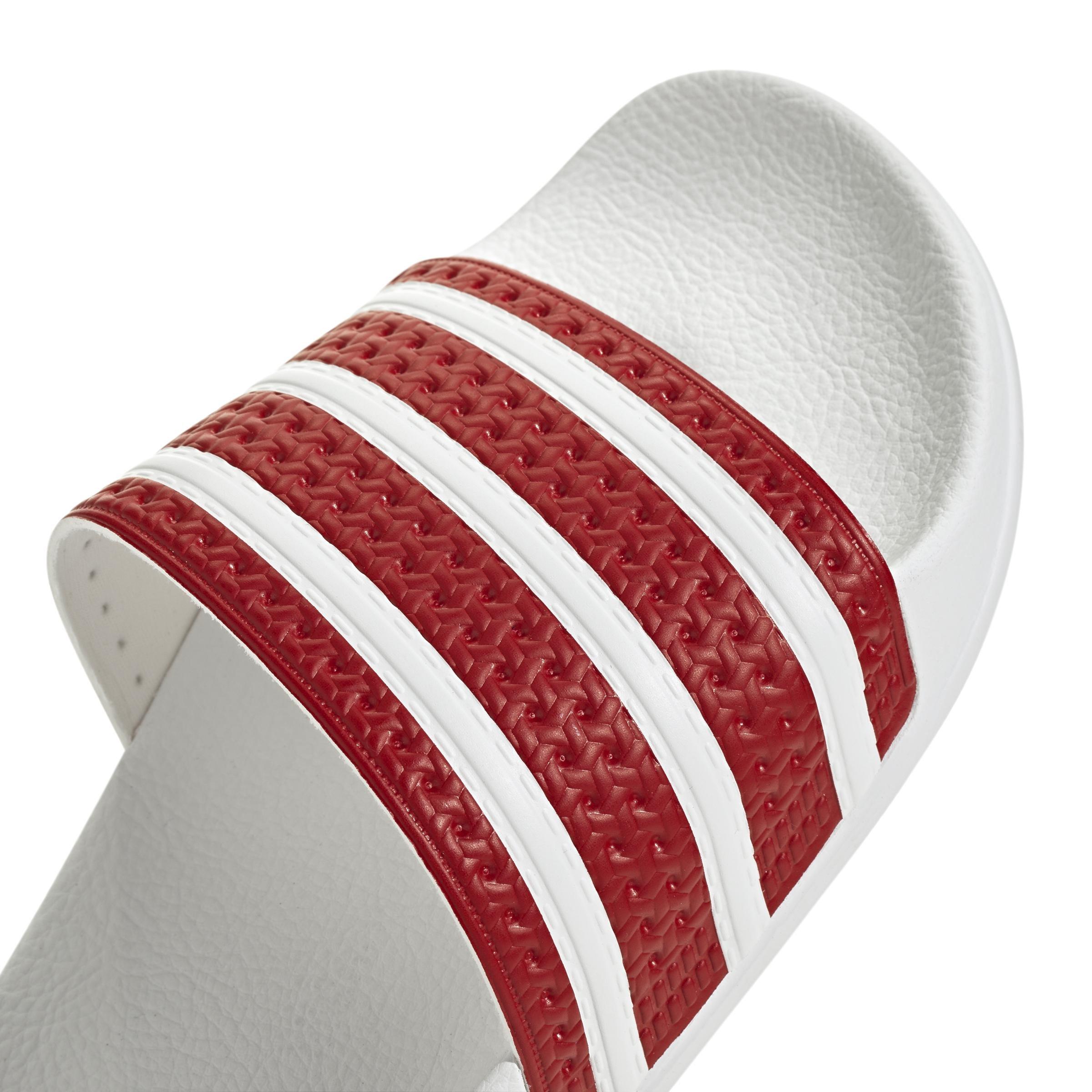 Adilette Slides, Red, A901_ONE, large image number 5
