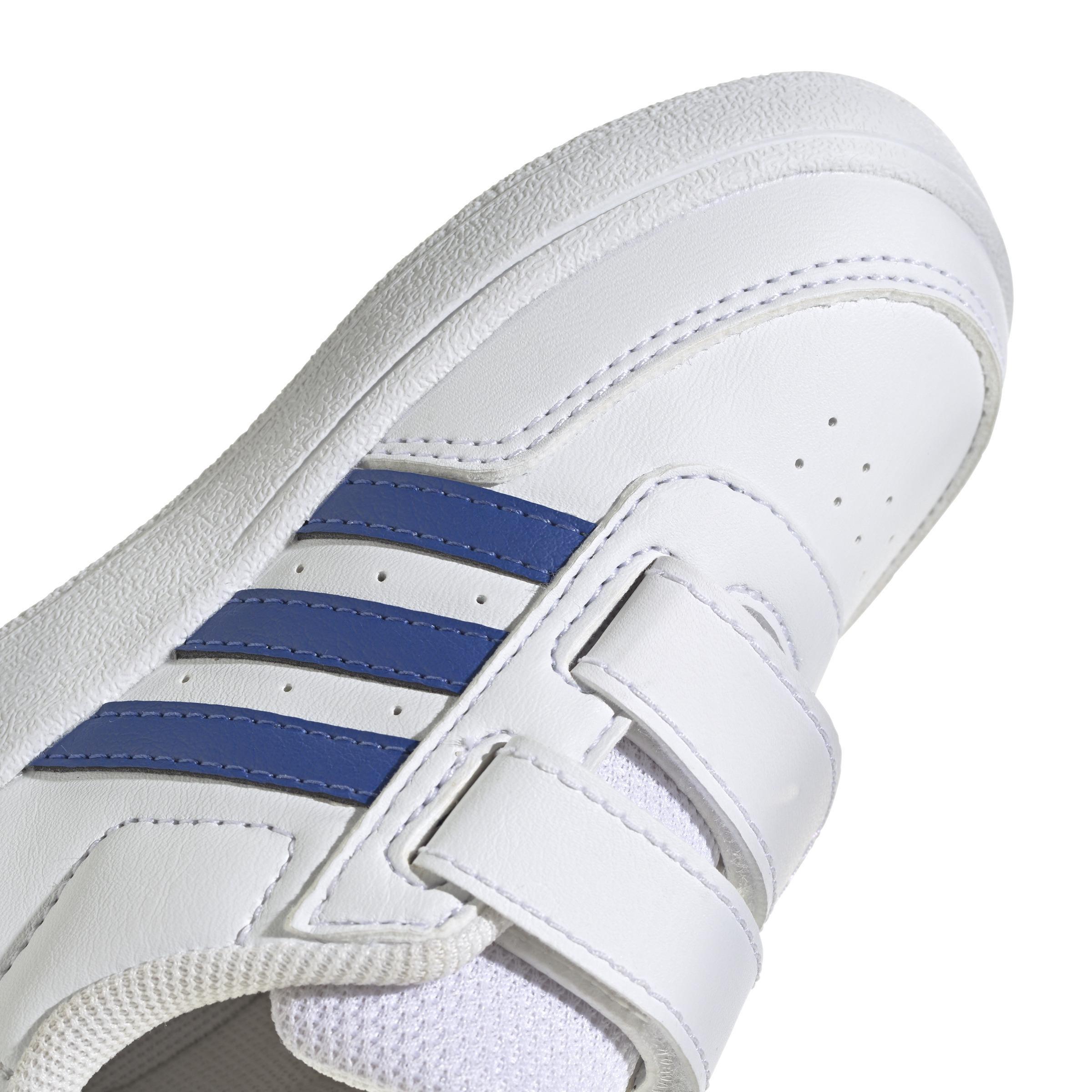 Unisex Kids Breaknet Lifestyle Court Two-Strap Hook-and-Loop Shoes, White, A901_ONE, large image number 2