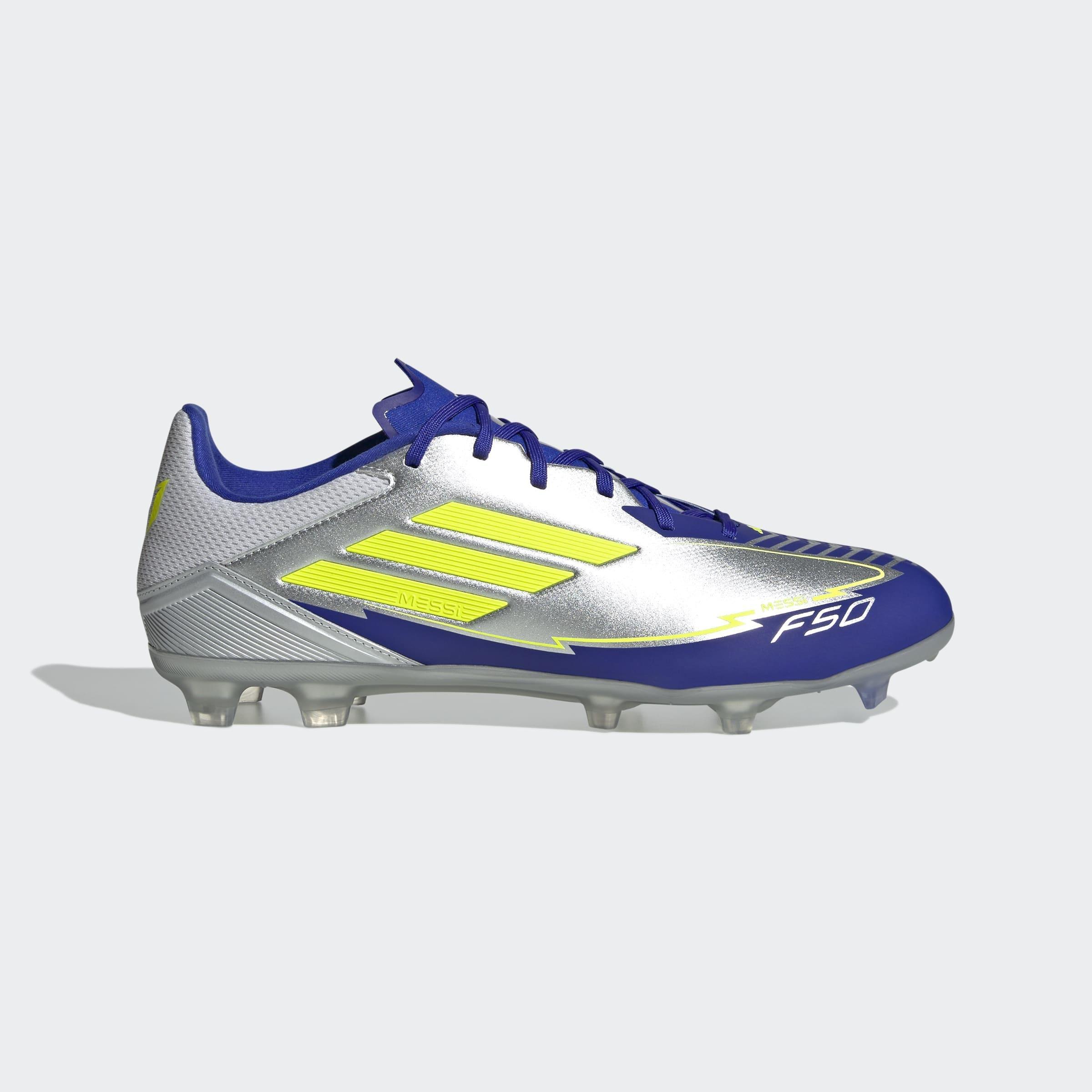 Unisex F50 League Messi Firm/Multi-Ground Boots, Grey, A901_ONE, large image number 1