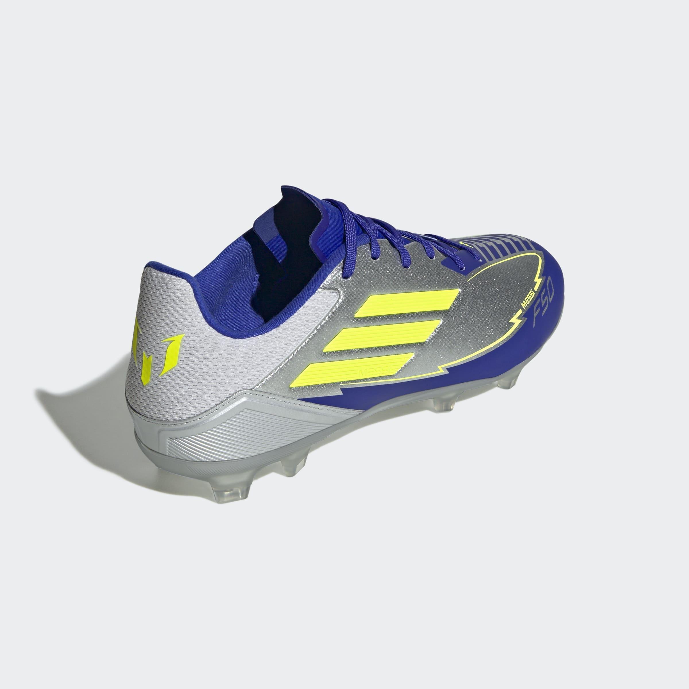 Unisex F50 League Messi Firm/Multi-Ground Boots, Grey, A901_ONE, large image number 7