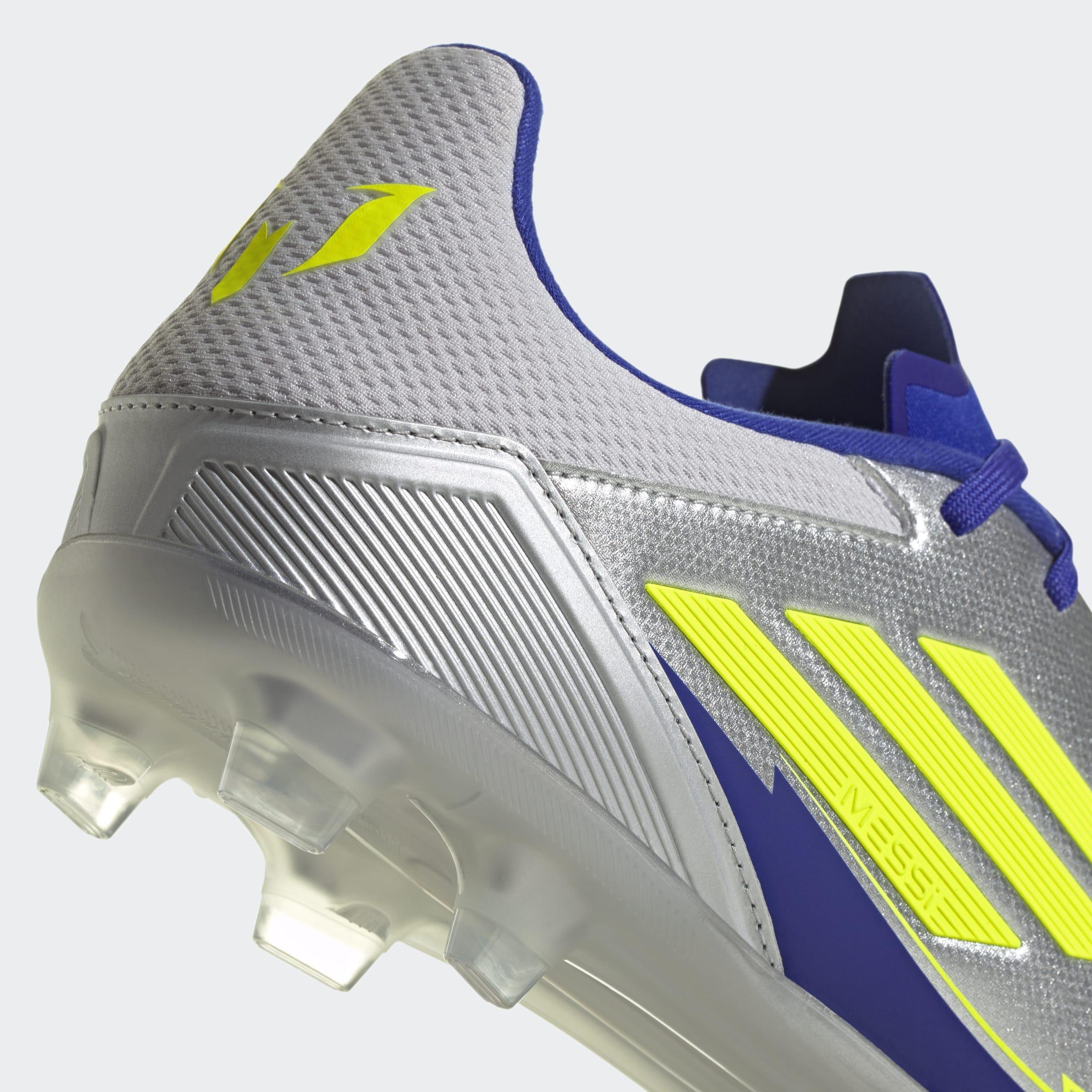 Unisex F50 League Messi Firm/Multi-Ground Boots, Grey, A901_ONE, large image number 9