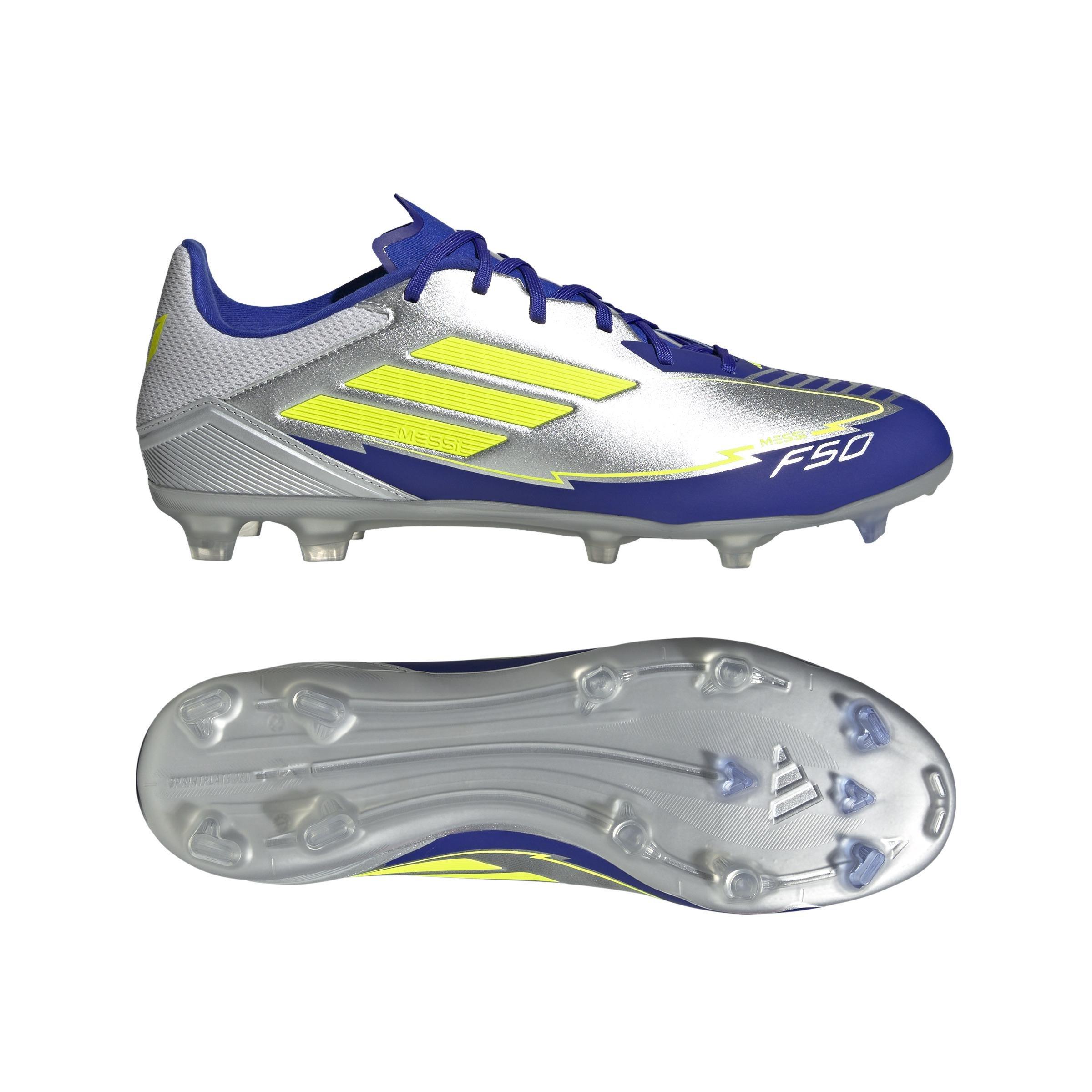 Unisex F50 League Messi Firm/Multi-Ground Boots, Grey, A901_ONE, large image number 11