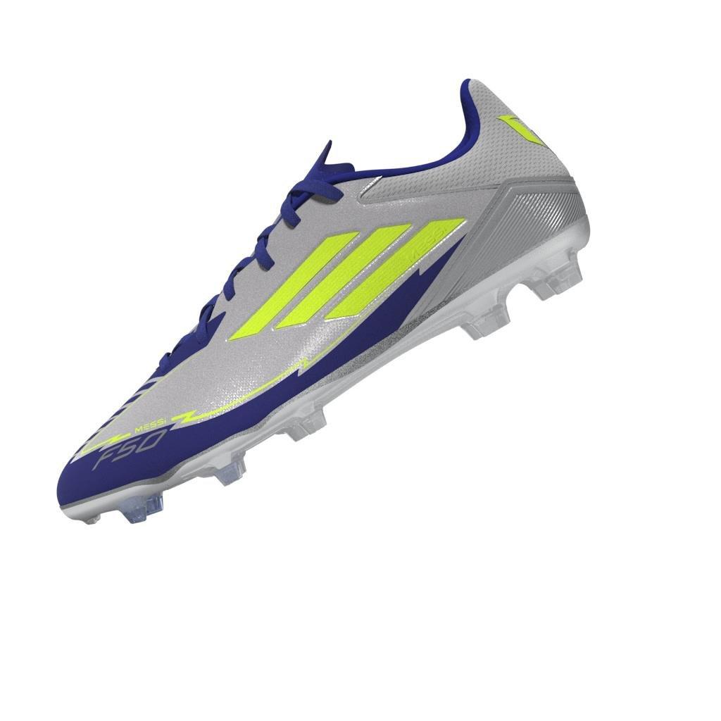 Unisex F50 League Messi Firm/Multi-Ground Boots, Grey, A901_ONE, large image number 13
