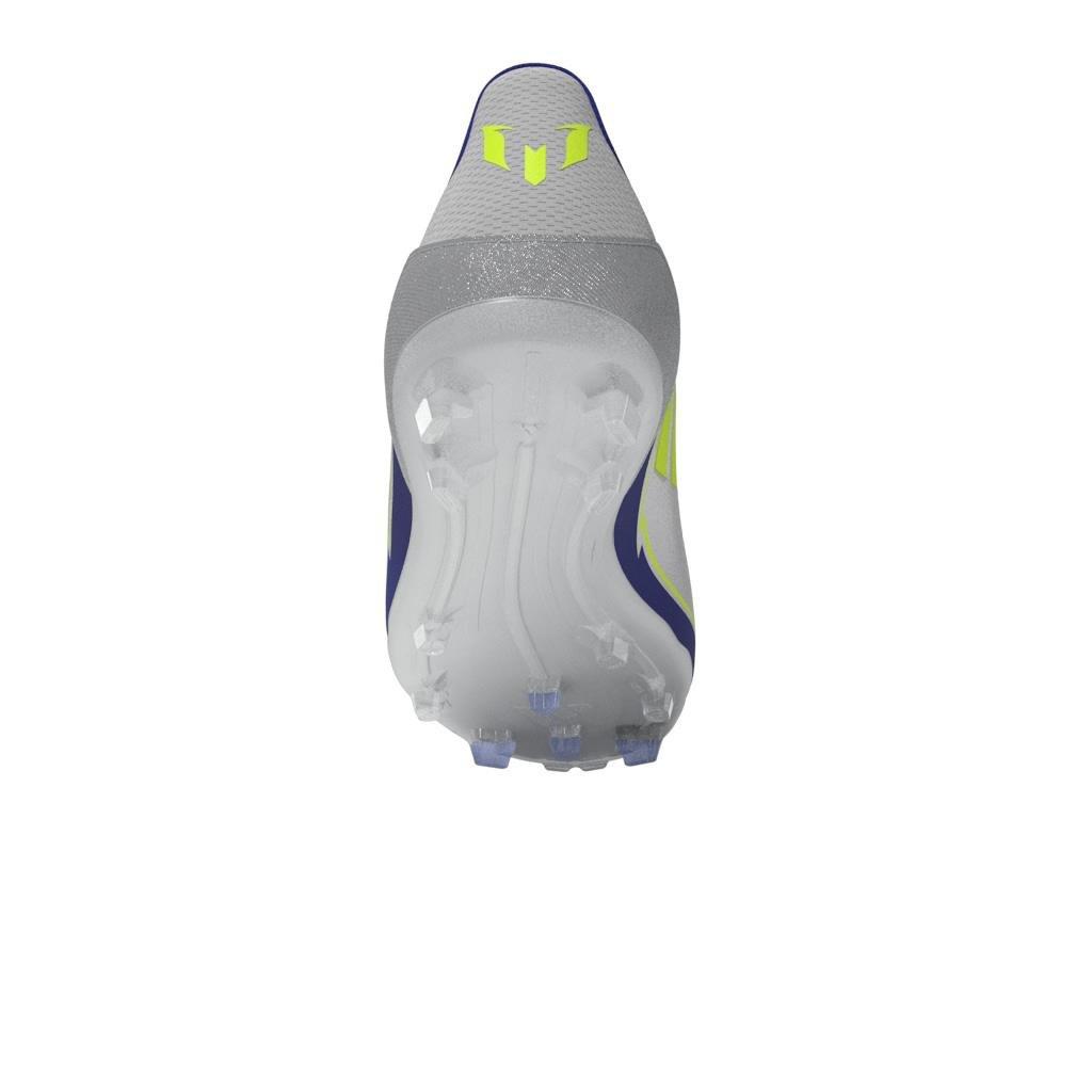 Kids Unisex F50 League Messi Firm/Multi-Ground Boots, Grey, A901_ONE, large image number 12