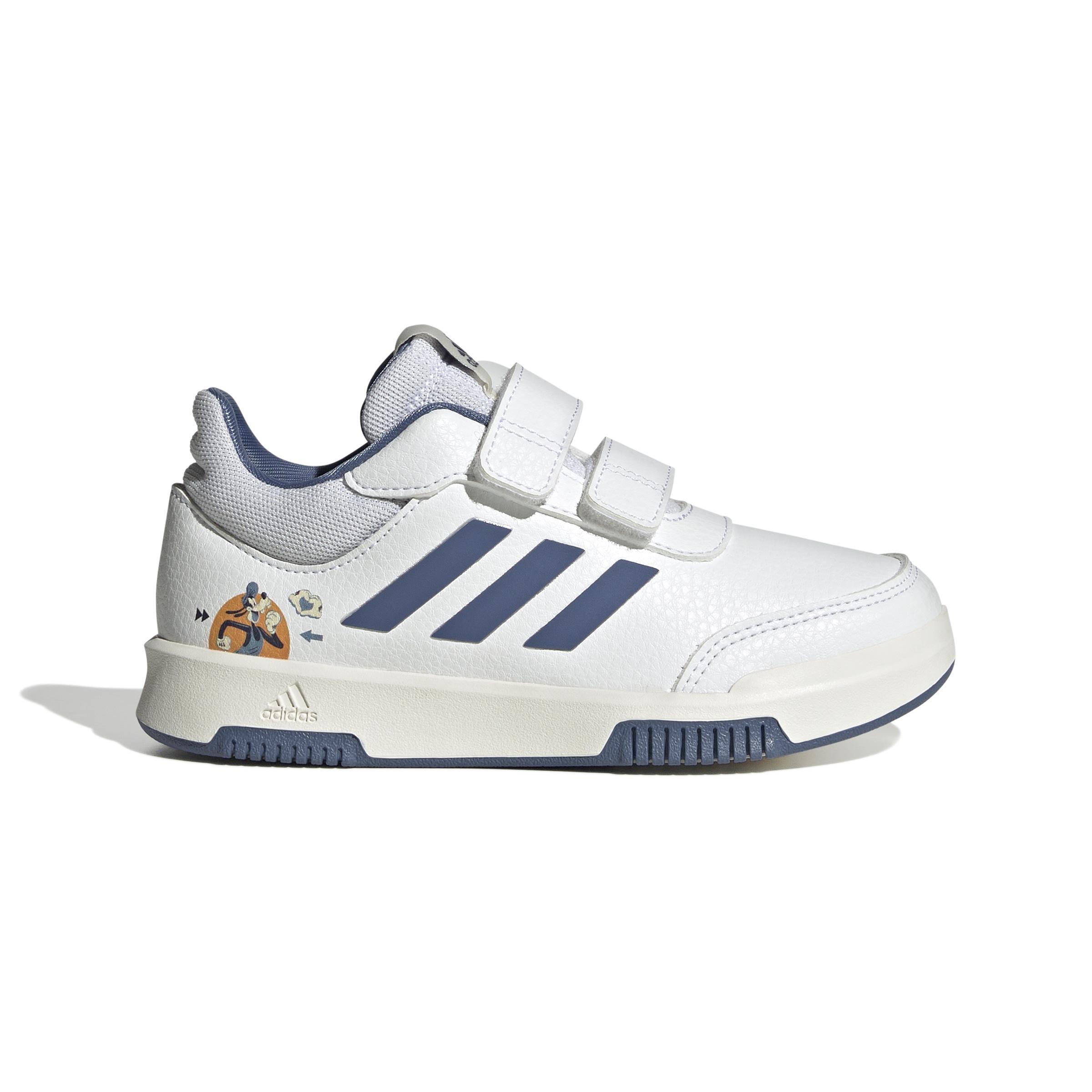 Kids Unisex Adidas Disney Mickey Mouse Tensaur Sport Shoes, White, A901_ONE, large image number 0