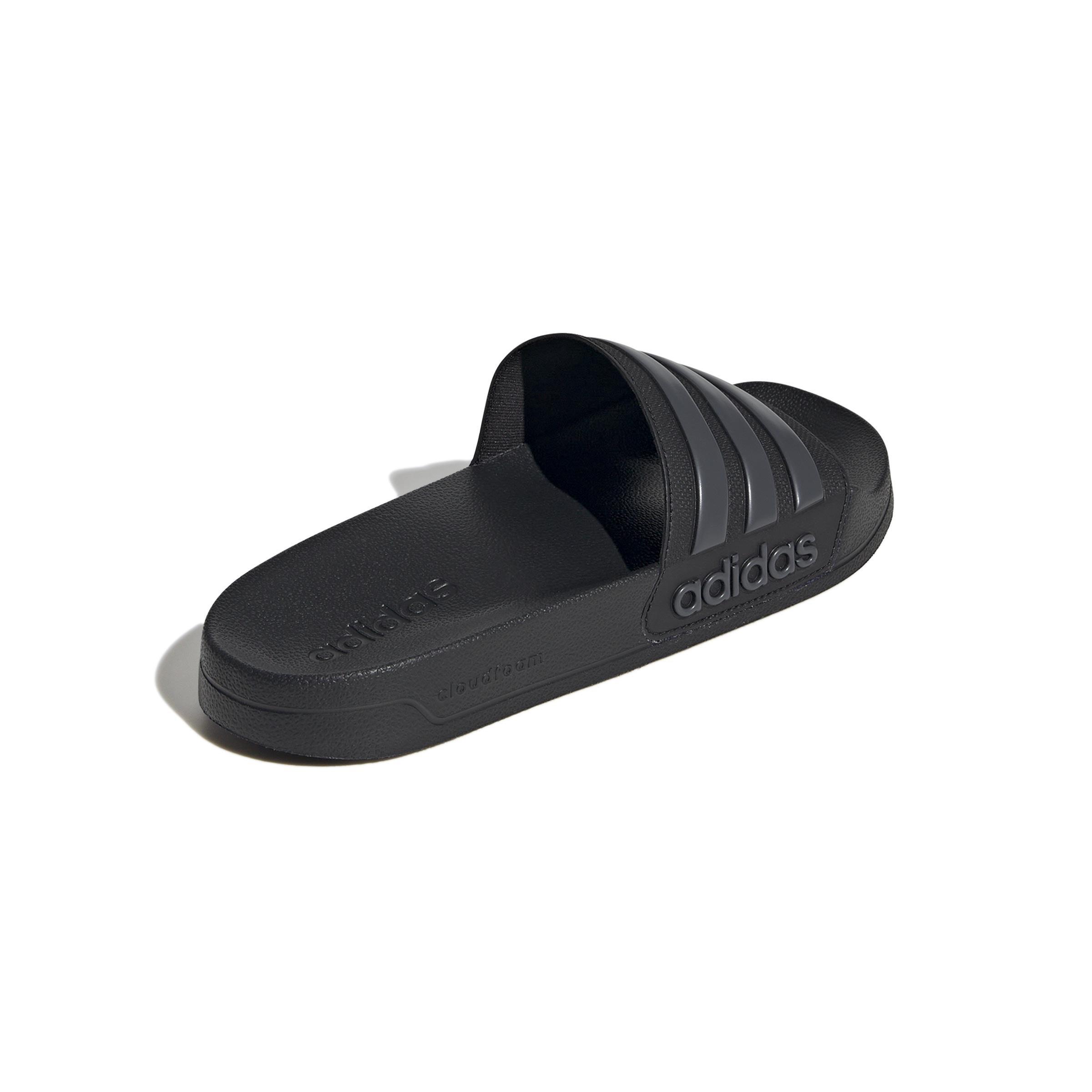 Unisex Adilette Shower Slides, Black, A901_ONE, large image number 3