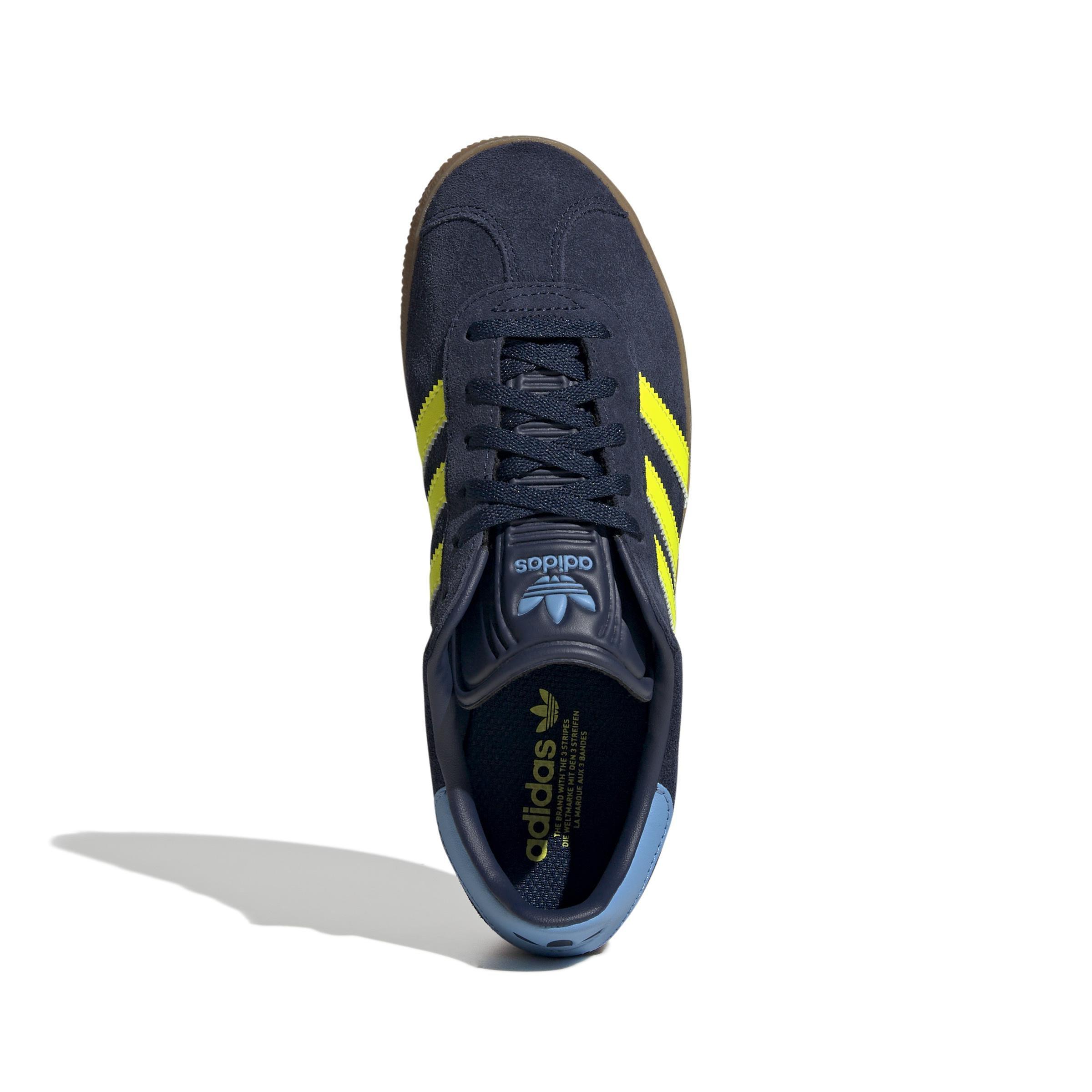 Unisex Kids Gazelle Shoes, Blue, A901_ONE, large image number 0