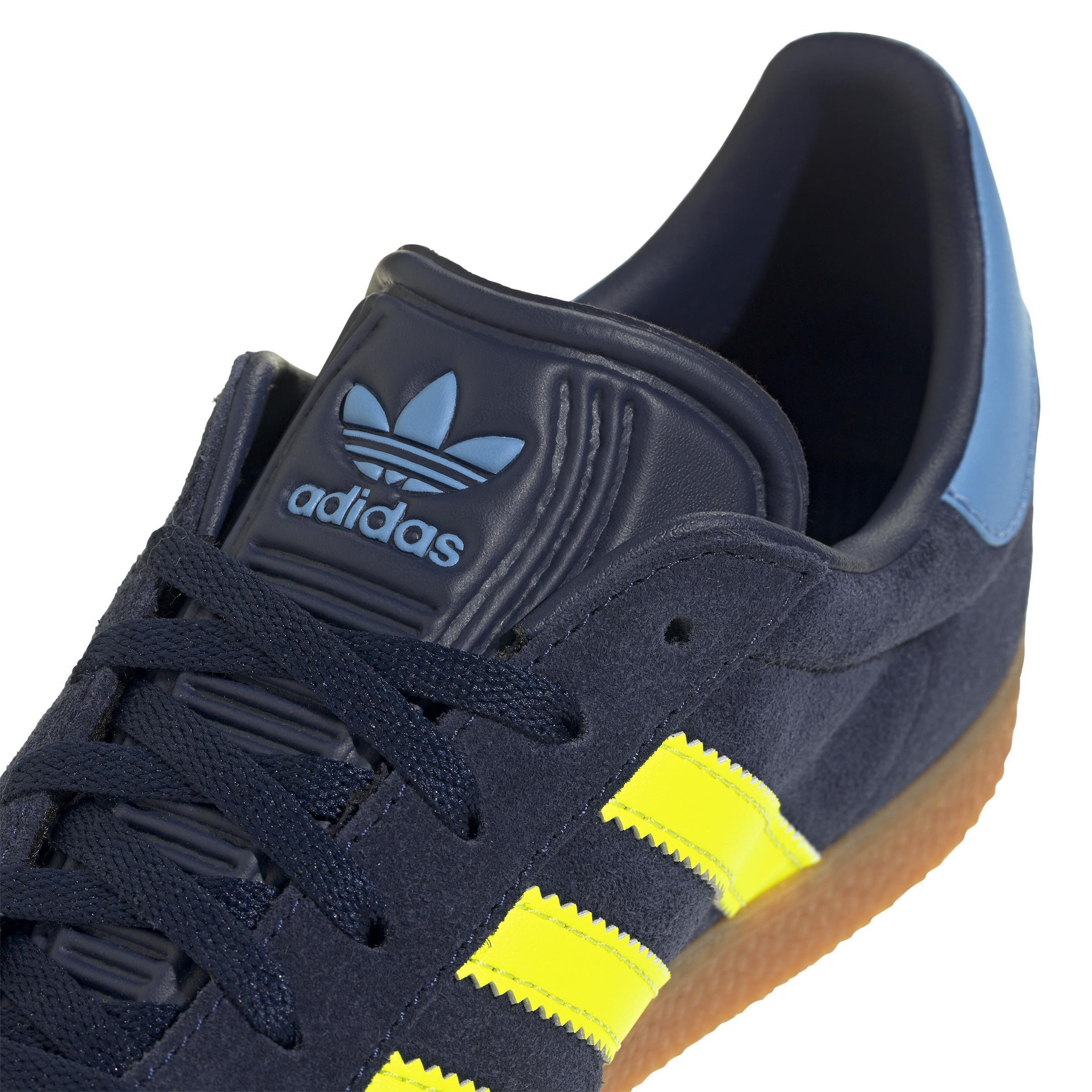 Unisex Kids Gazelle Shoes, Blue, A901_ONE, large image number 3