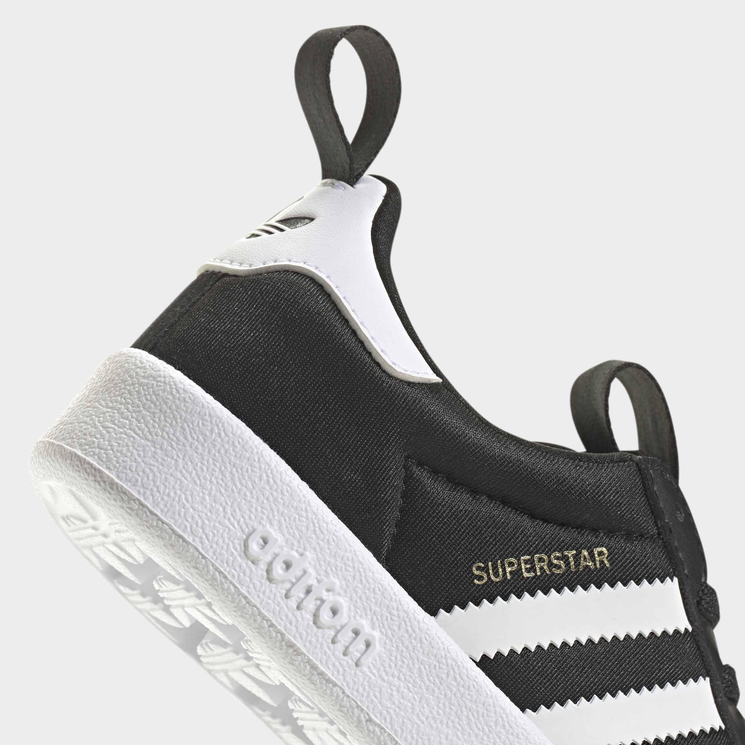 Kids Unisex Adifom Superstar 360 Shoes, Black, A901_ONE, large image number 4