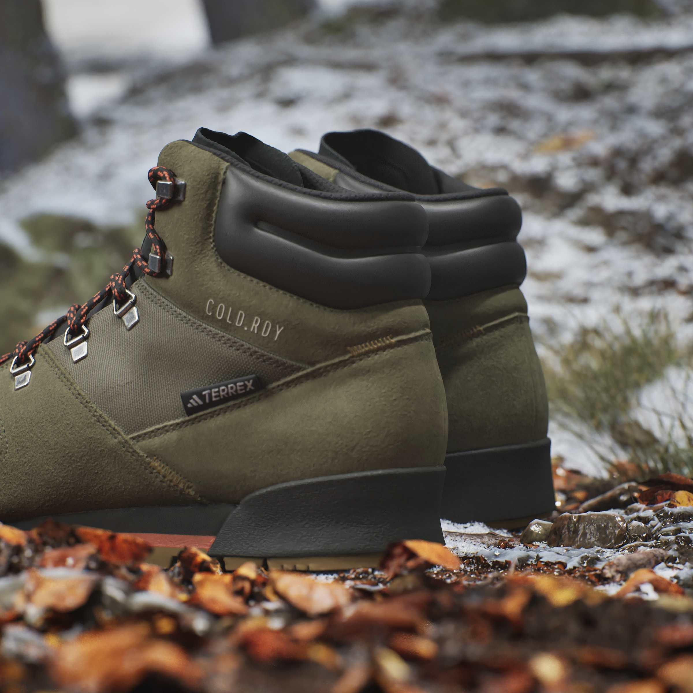 Terrex Snowpitch Cold.Rdy Hiking Shoes, Green, A901_ONE, large image number 10