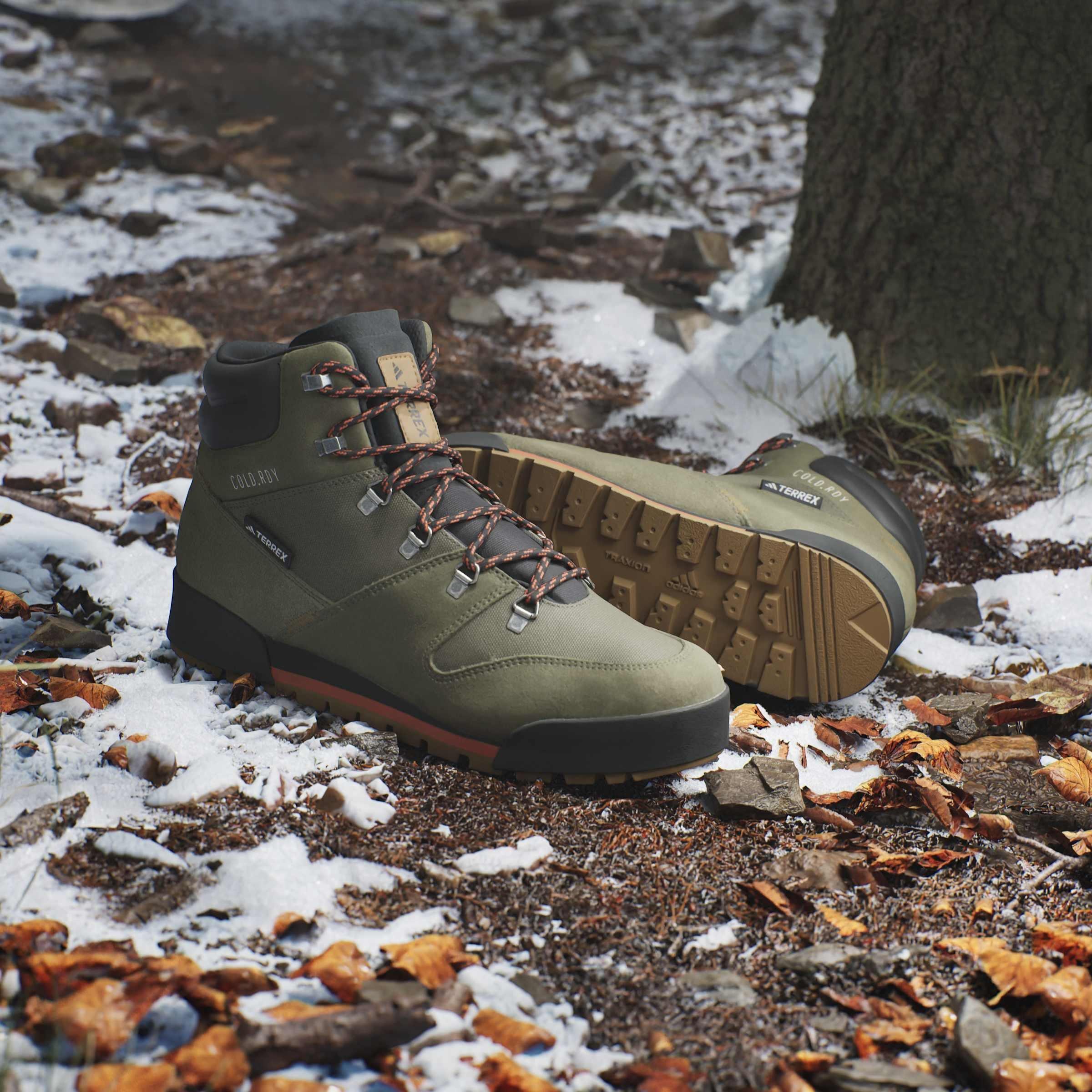 Terrex Snowpitch Cold.Rdy Hiking Shoes, Green, A901_ONE, large image number 11