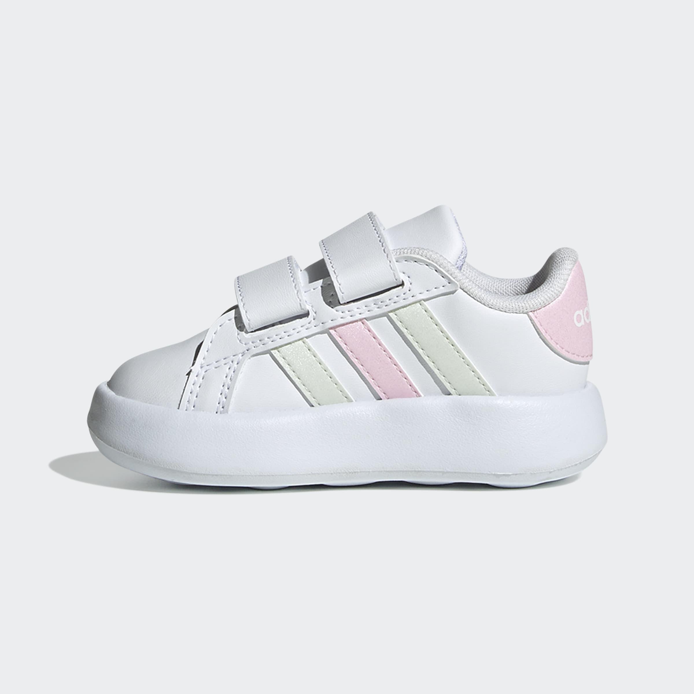 Kids Unisex Grand Court 2.0 Shoes, White, A901_ONE, large image number 7