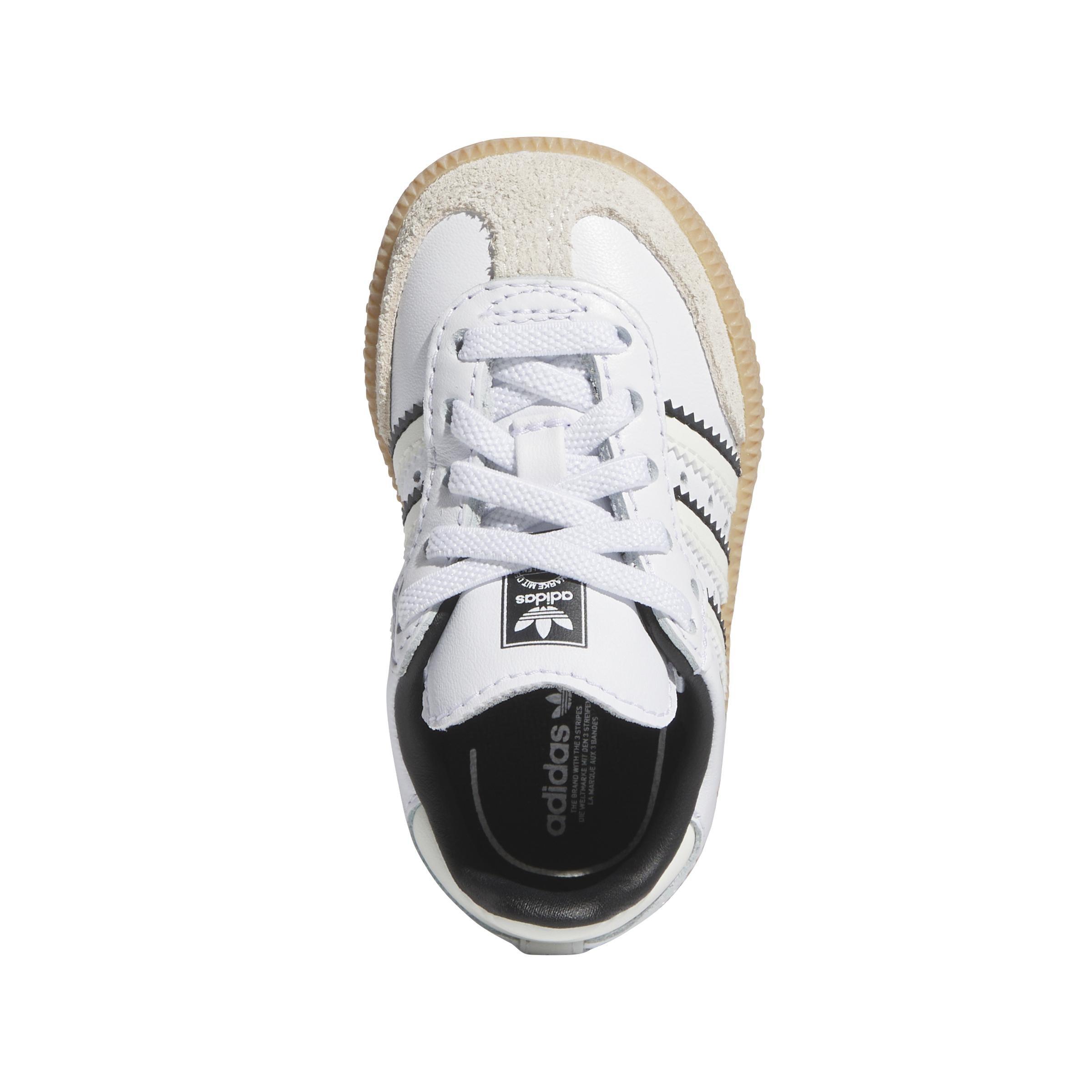 Unisex Kids Samba OG Elastic Laces Shoes, White, A901_ONE, large image number 1