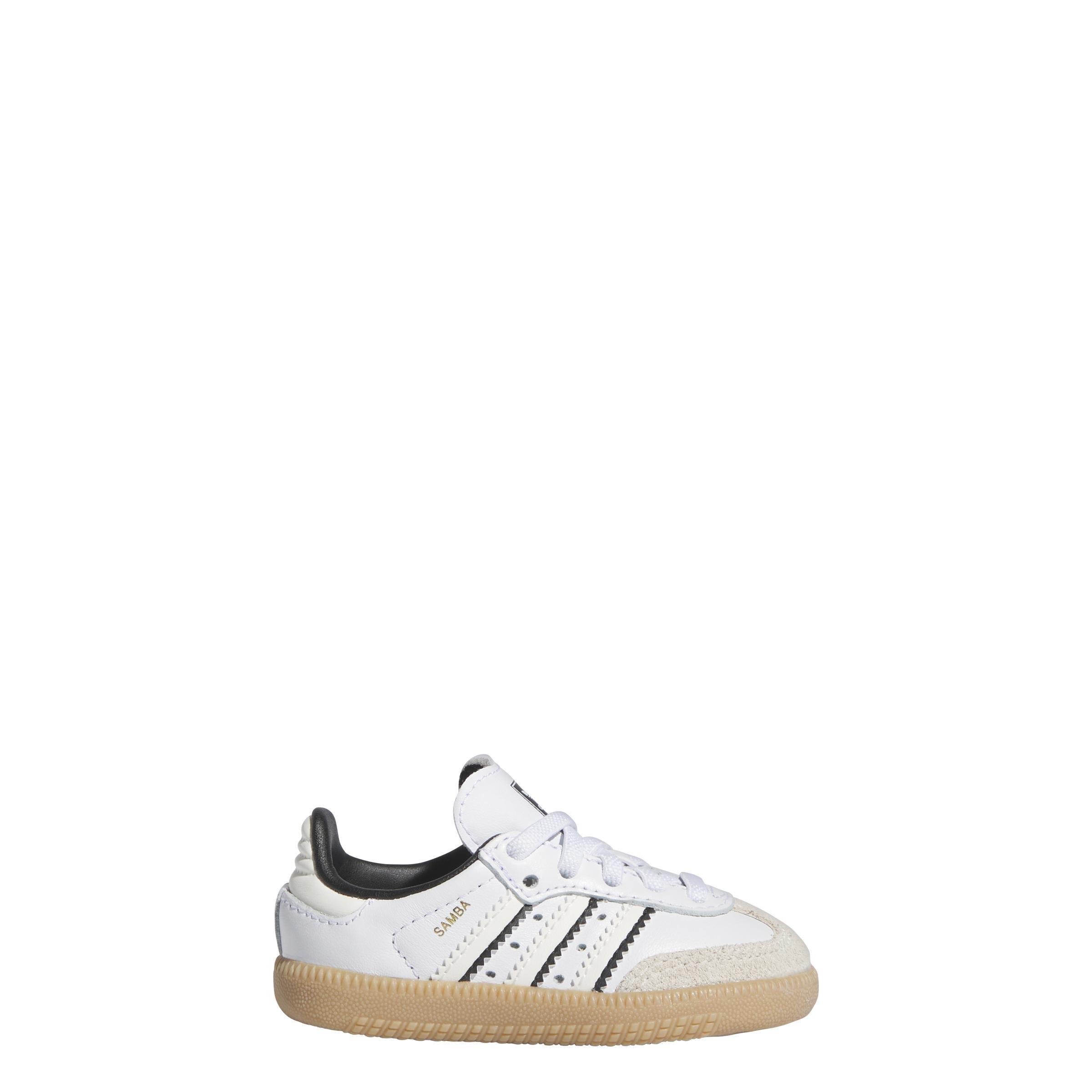 Unisex Kids Samba OG Elastic Laces Shoes, White, A901_ONE, large image number 8