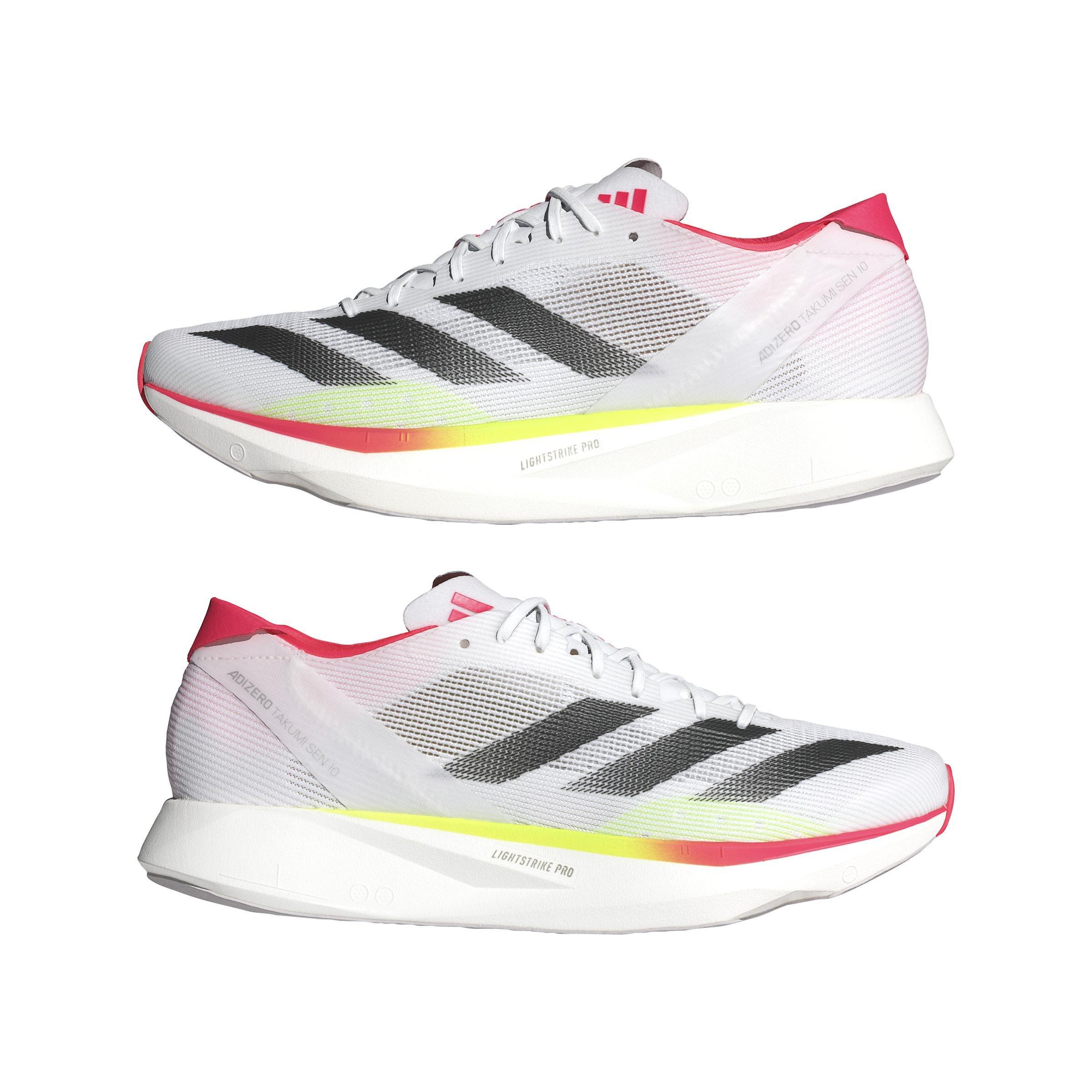 Adizero Takumi Sen 10 Shoes, White, A901_ONE, large image number 14