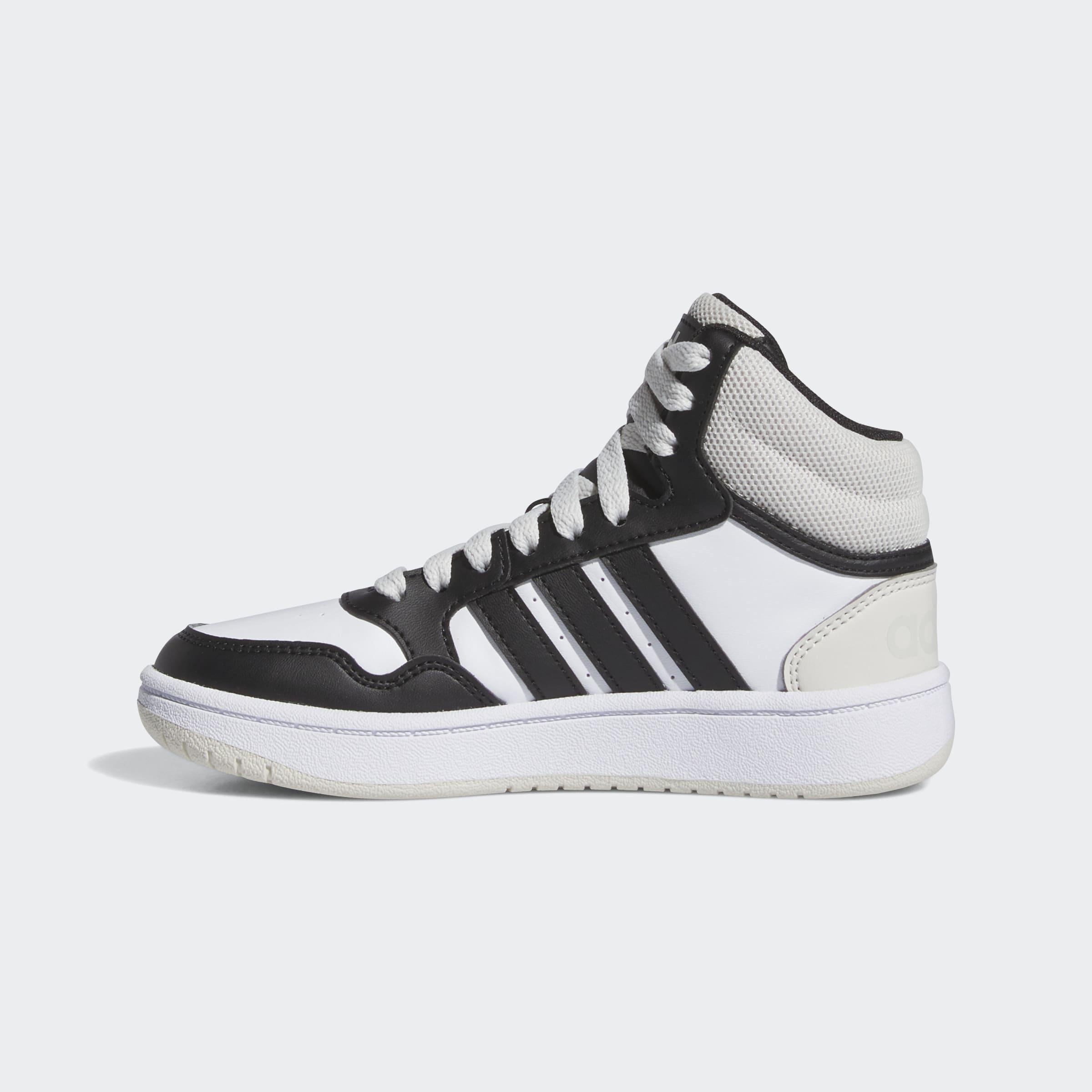 Kids Unisex Hoops Mid Shoes, Grey, A901_ONE, large image number 6