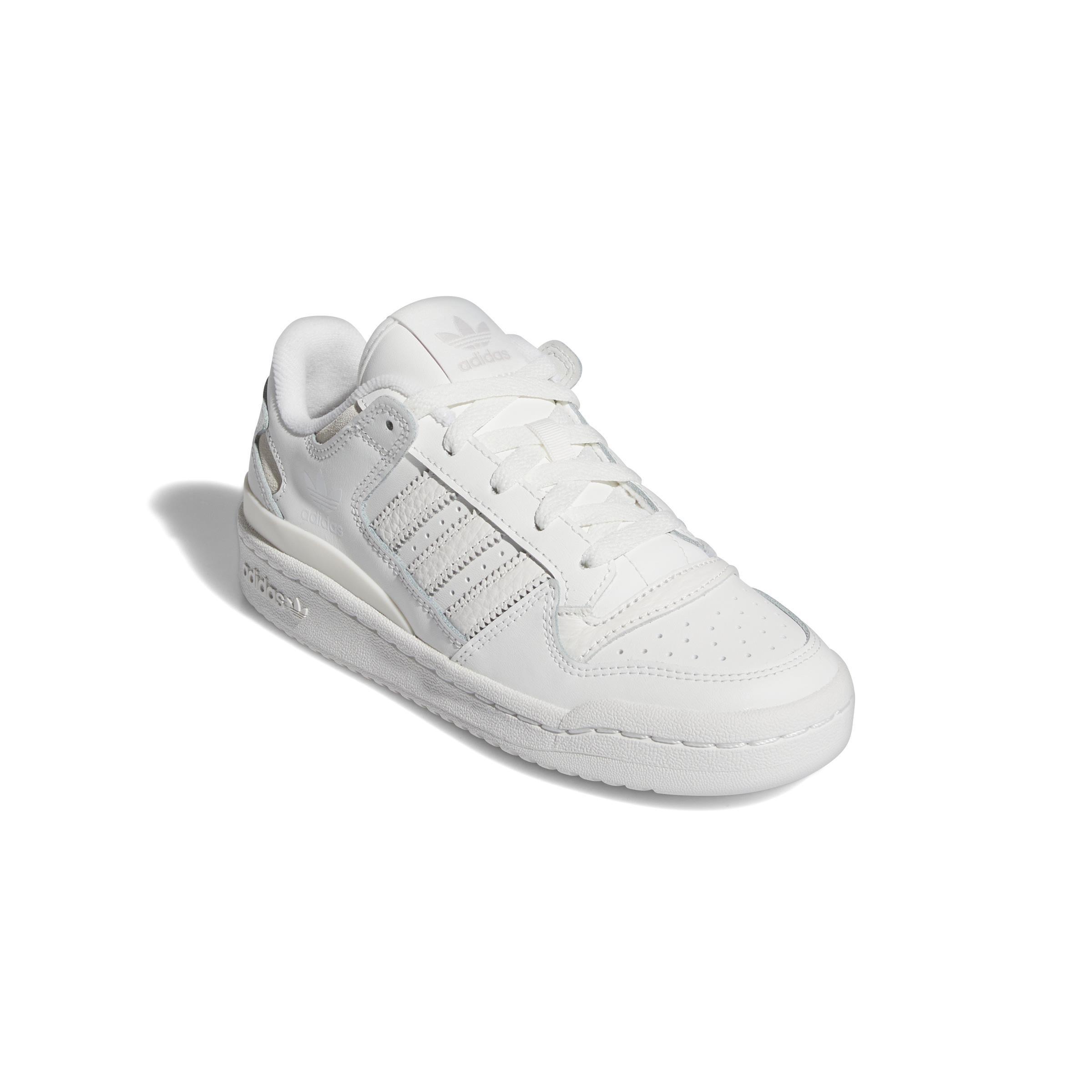 Kids Unisex Forum Low Cl Shoes, White, A901_ONE, large image number 4