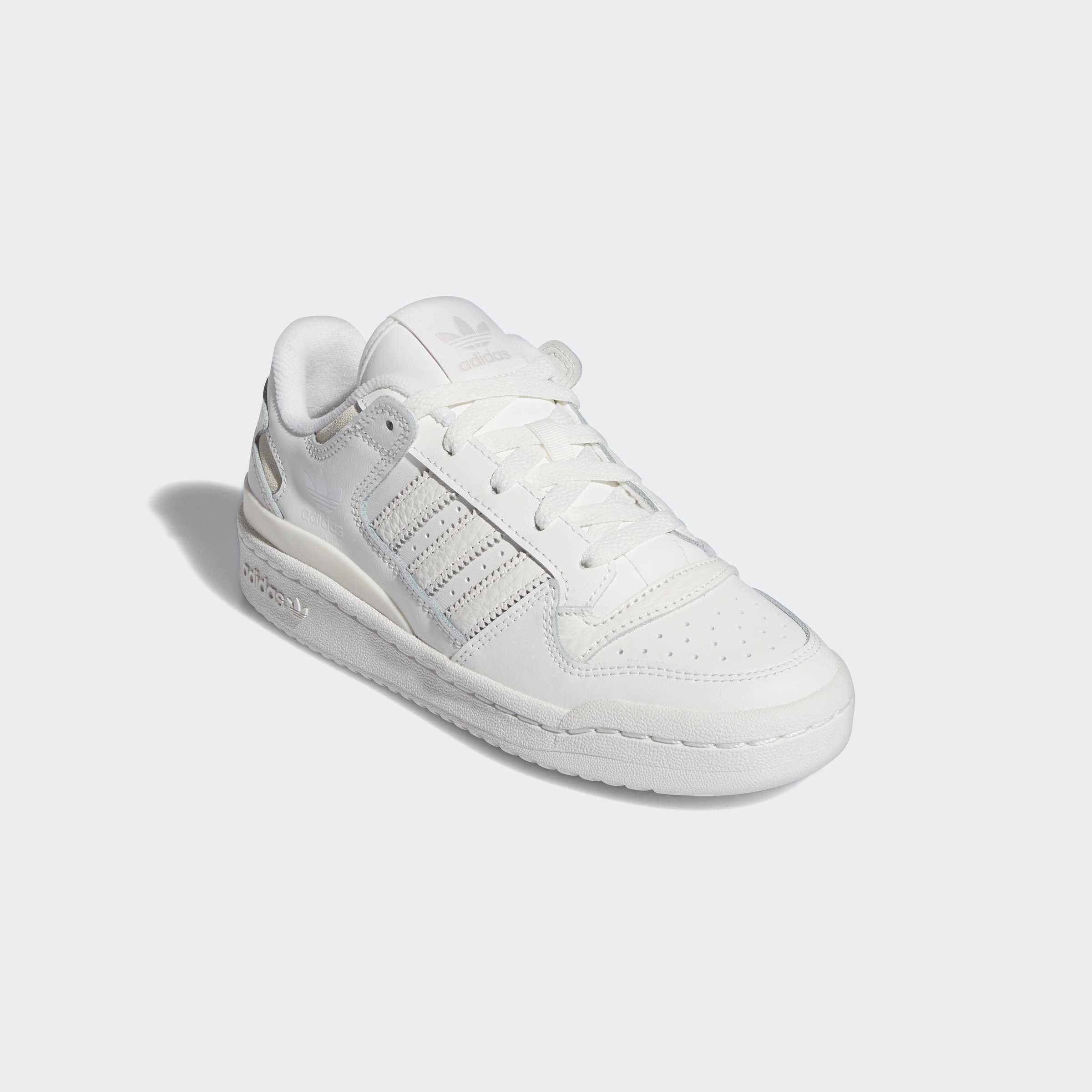 Kids Unisex Forum Low Cl Shoes, White, A901_ONE, large image number 5